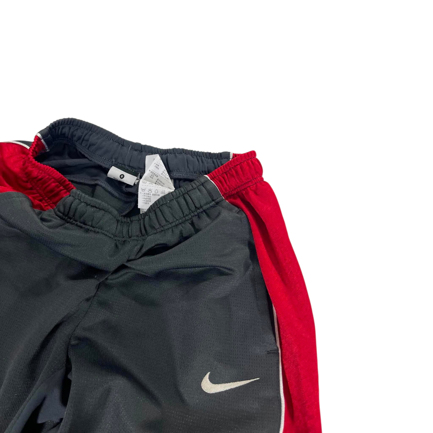 VINTAGE NIKE BLACK BAGGY TRACK PANTS (M-L) '3