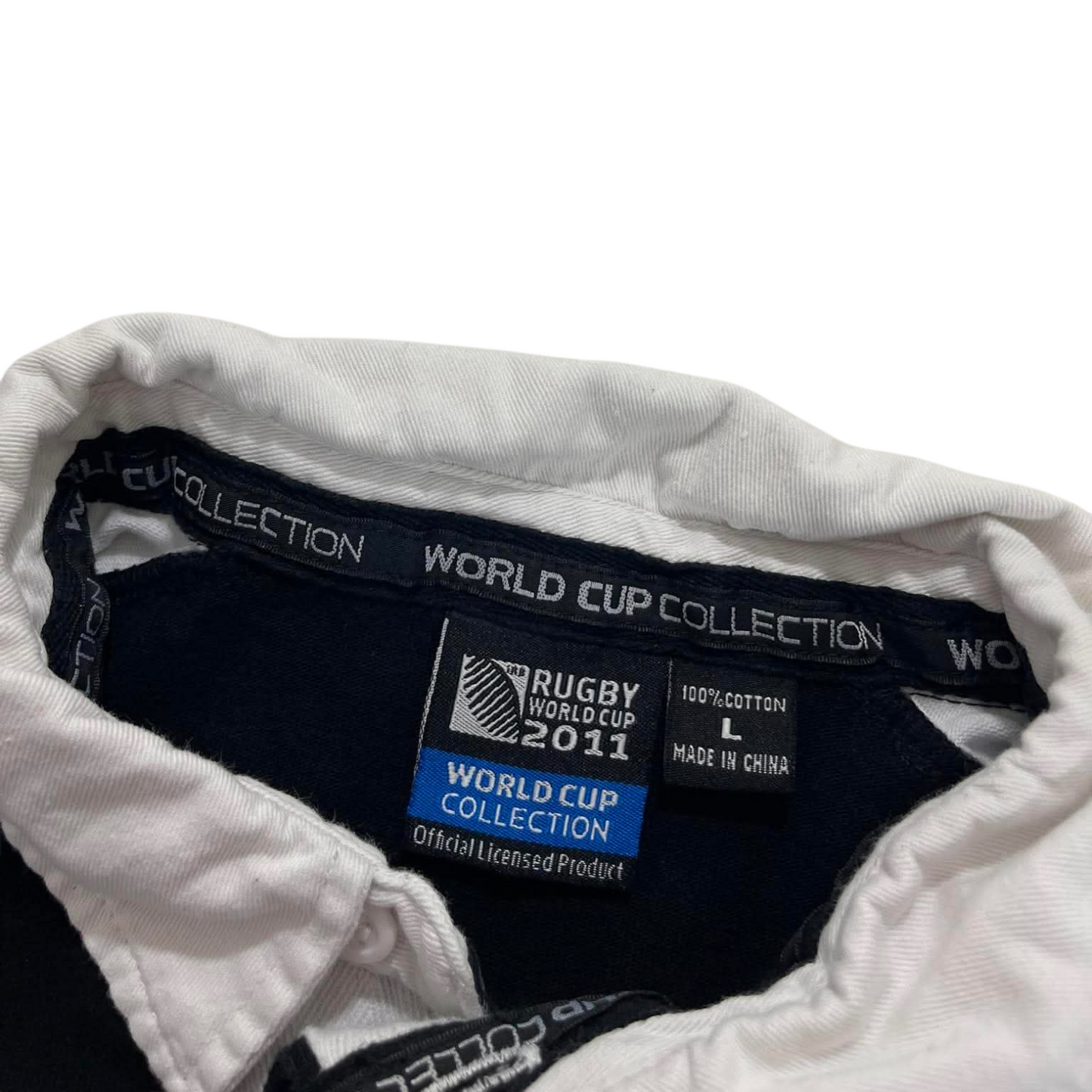 NEW ZEALAND RUGNY WORLD RUGBY SHIRT (L)