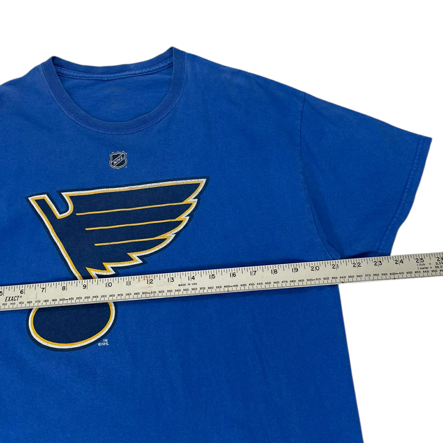 ST. LOUIS BLUEZ BLUE NHL HOCKEY T-SHIRT (M)