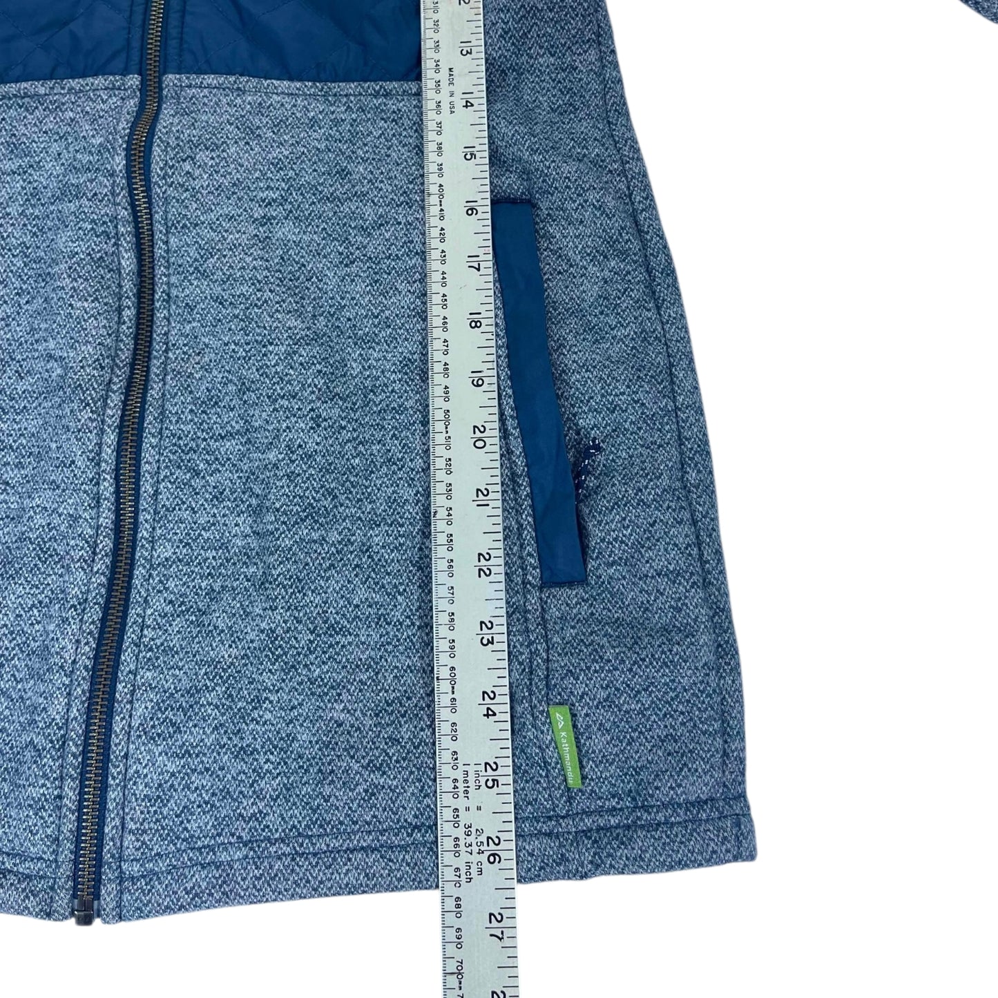 KATHMANDU BLUE & GRAY QUILTED JACKET (S)