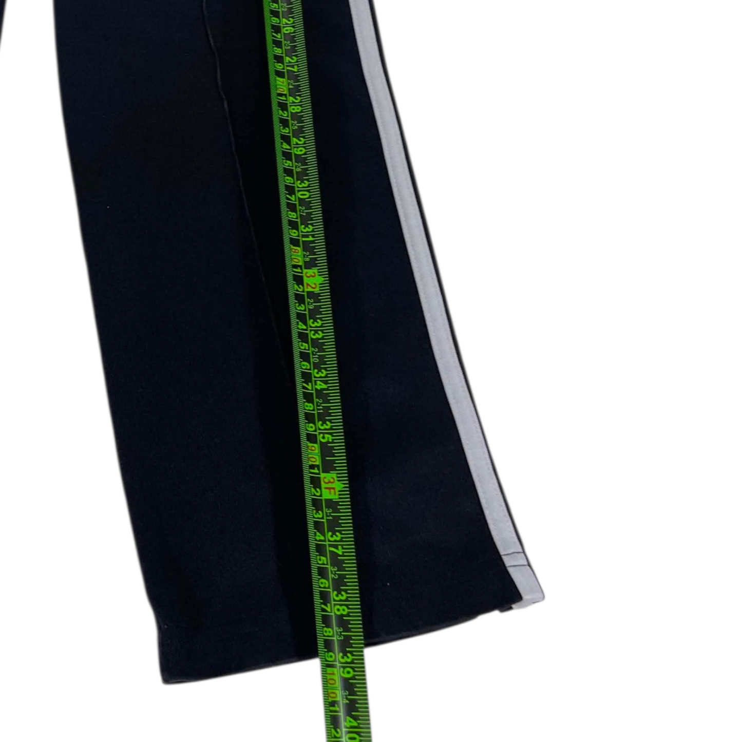 ADIDAS BLACK TRACK PANTS (M)