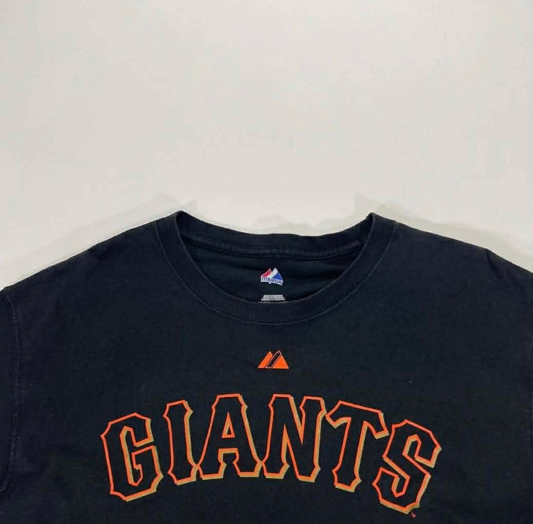 VINTAGE MAJESTIC SAN FRANCISCO GIANTS BLACK T-SHIRT (L)