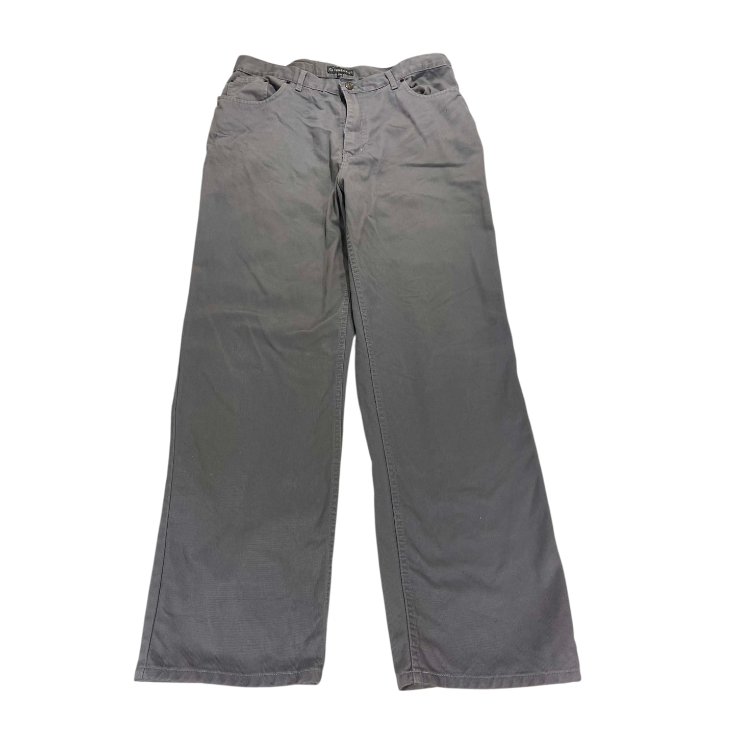 Y2K HAWKSHEAD BAGGY GRAY PANTS (36")
