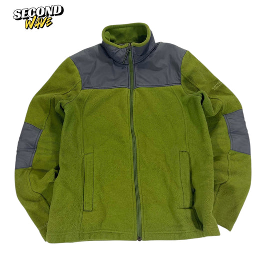 KATHMANDU GREEN & GRAY FLEECE JACKET (UK10)