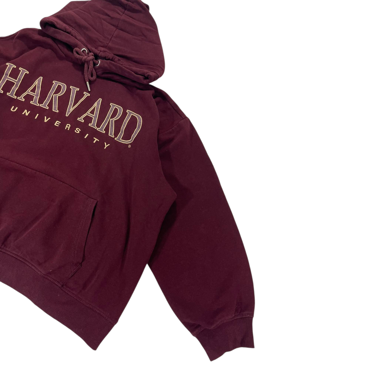 HARVARD UNIVERSITY BURGUNDY HOODIE (M)