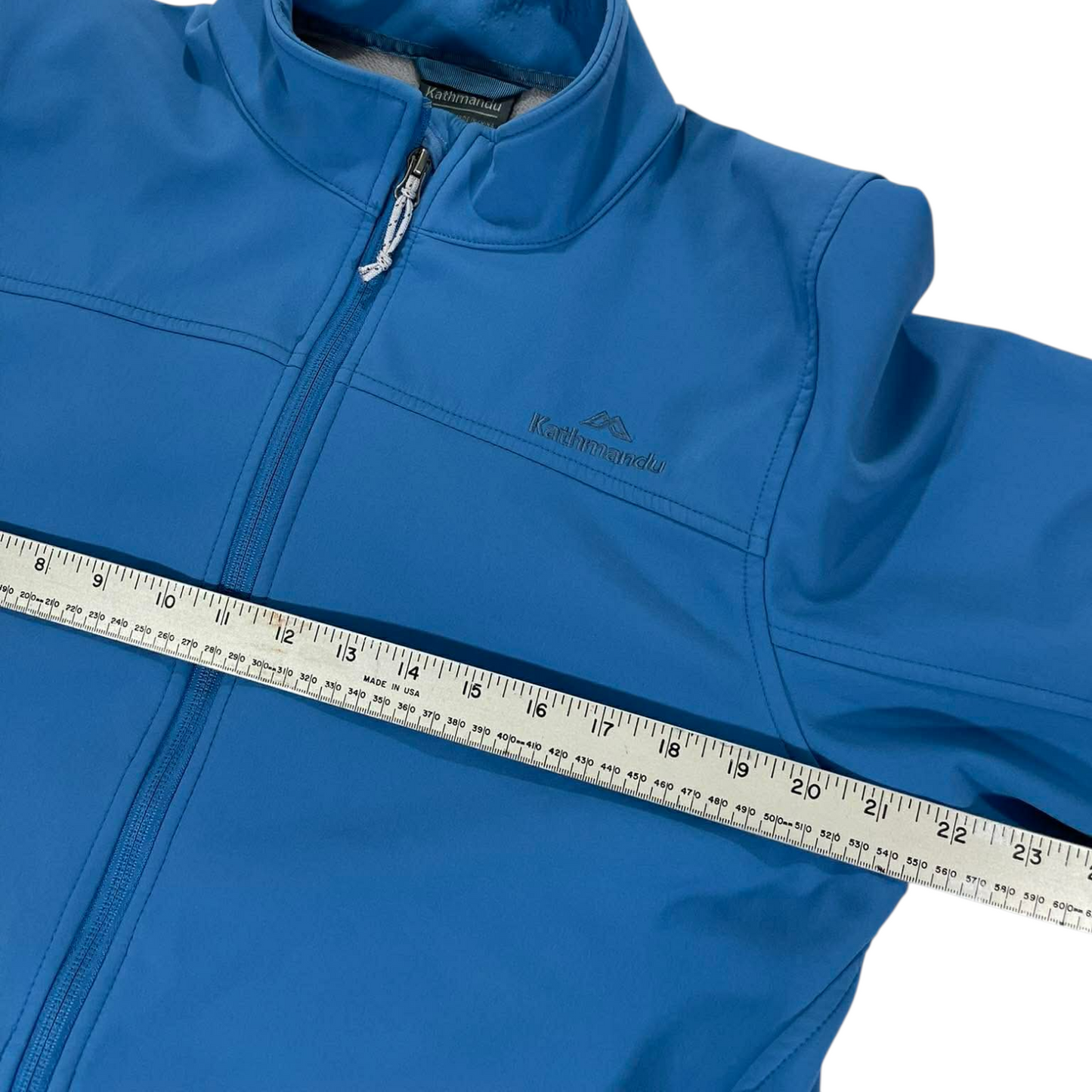 KATHMANDU BLUE SOFTSHELL JACKET (L)