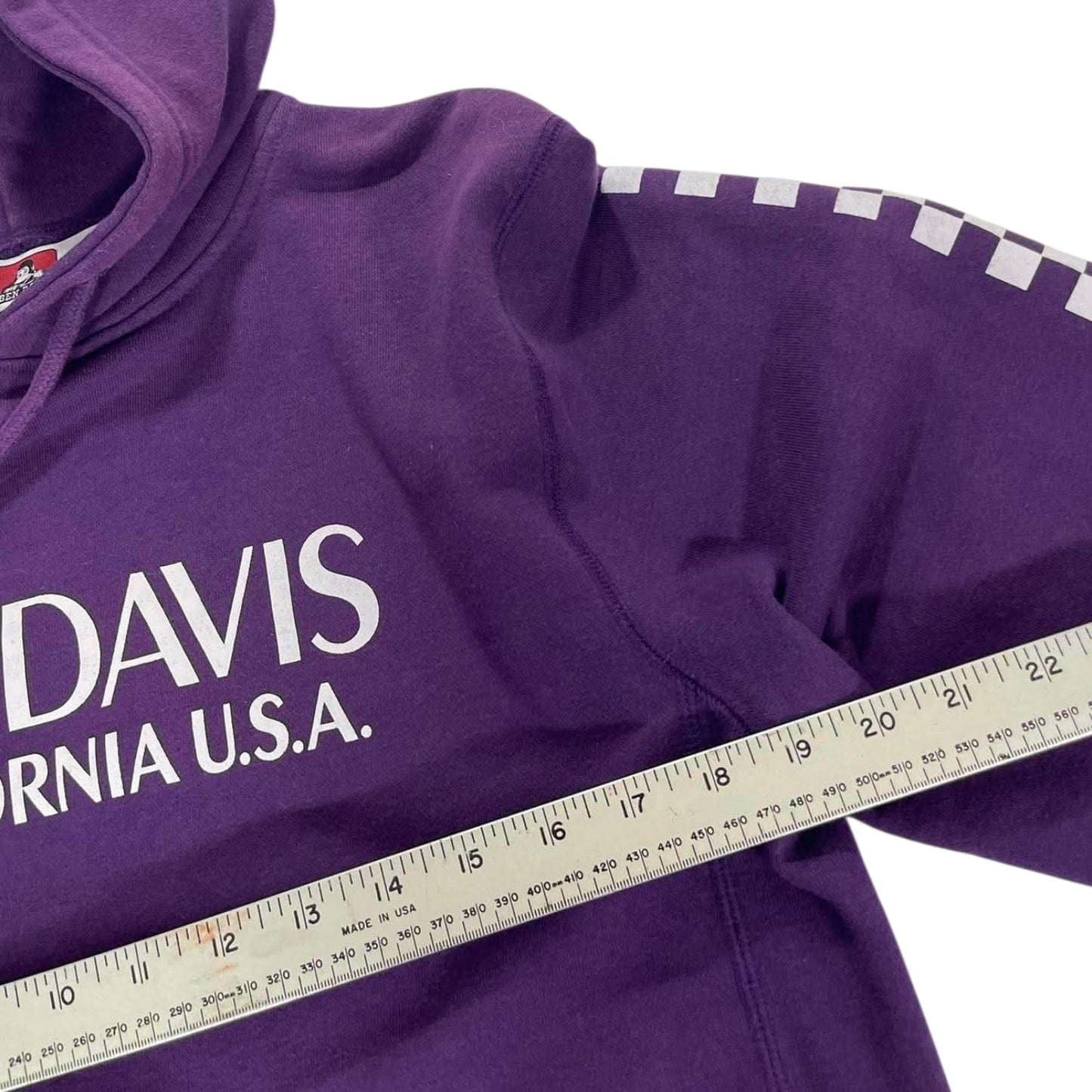 VINTAGE BEN DAVIS PURPLE HOODIE (M)