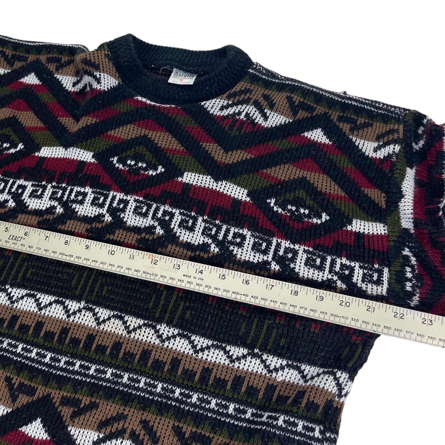 90S VINTAGE ACRYLIC SWEATER (M)