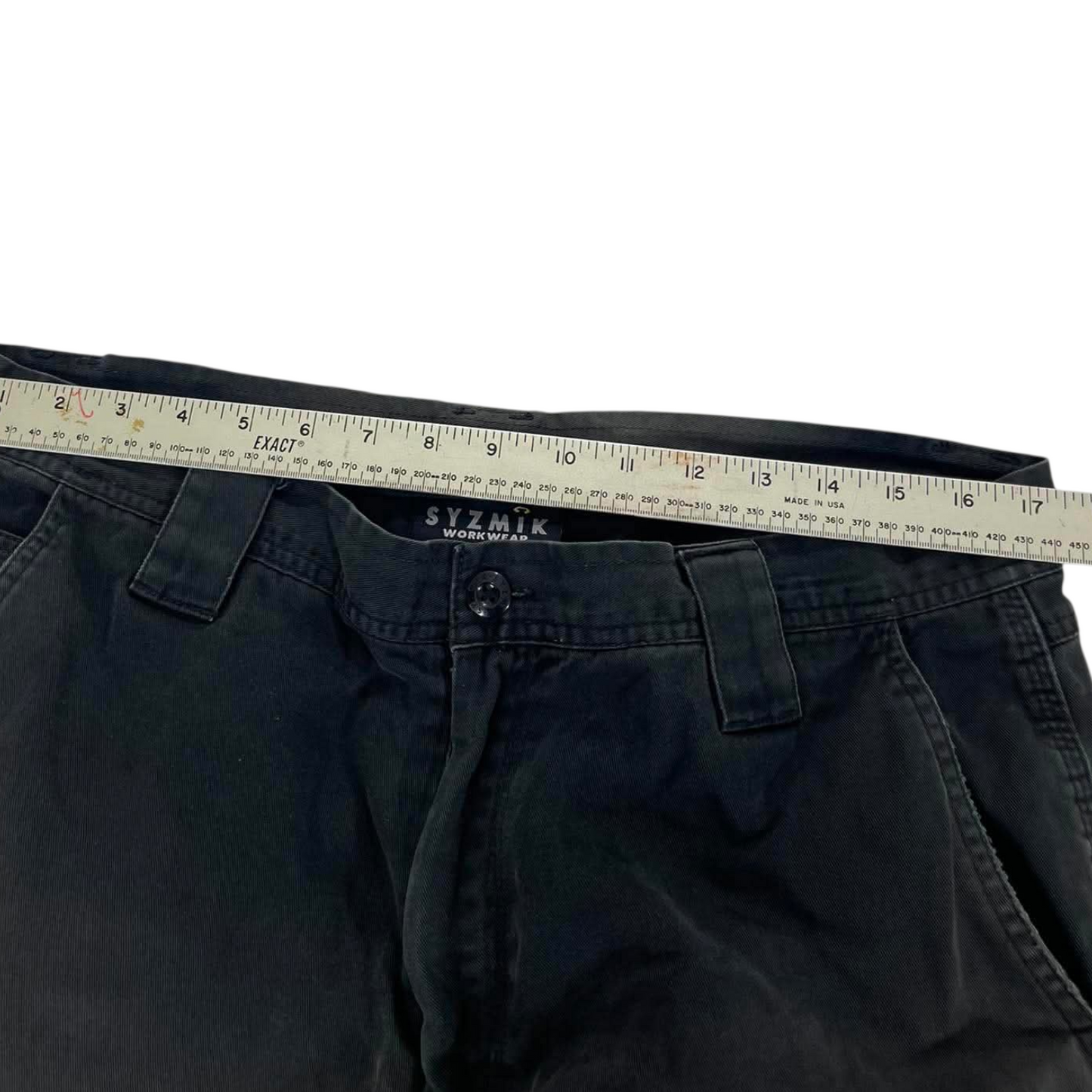 TRASHED SYZMIK WORKWEAR CARGO PANTS (34)