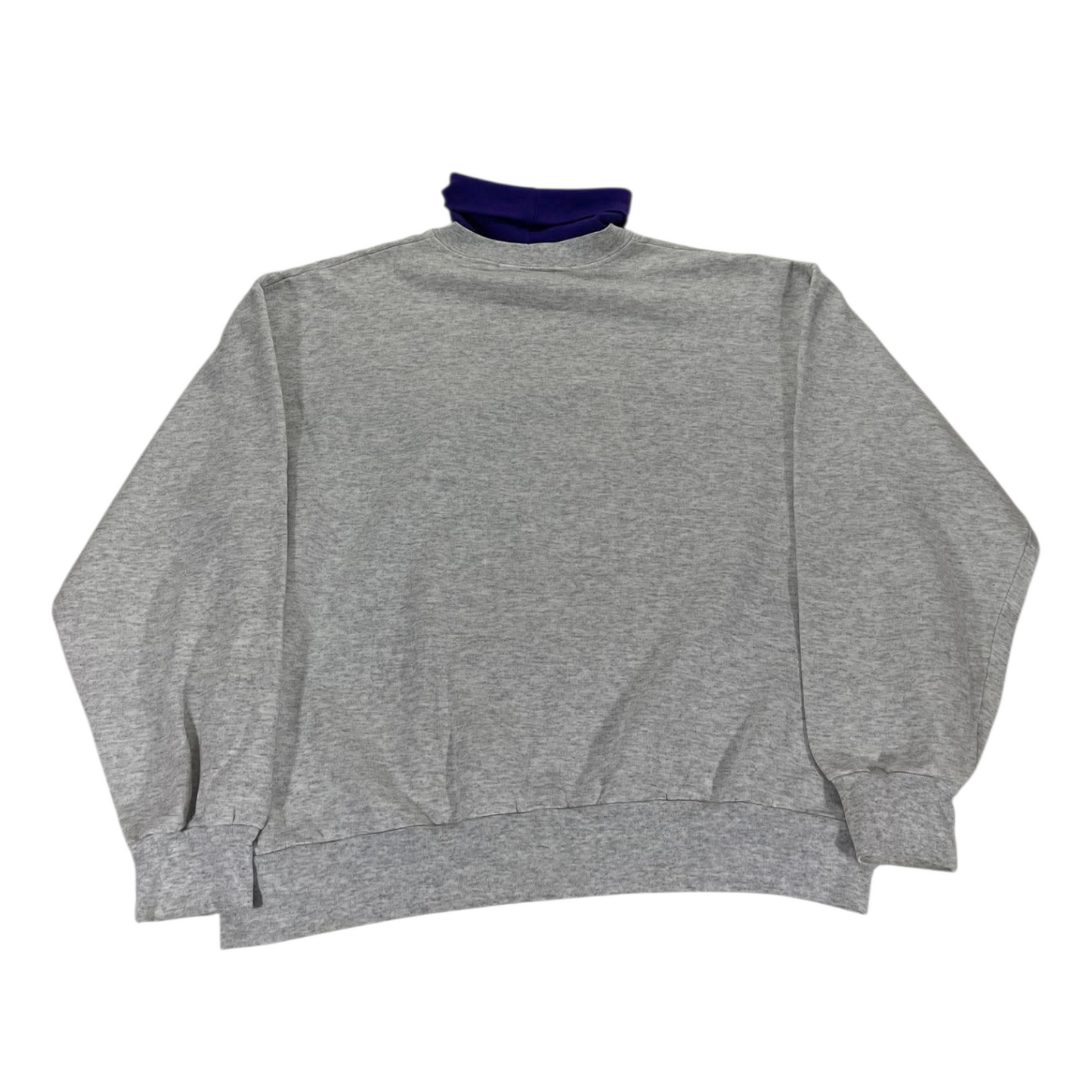 VINTAGE NFL MINNESOTA VIKINGS GREY CREWNECK SWEATSHIRT (L)