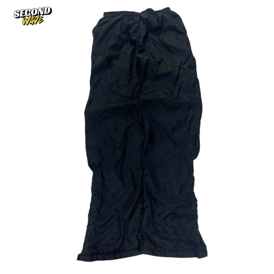 BLACK VINTAGE 90S LENCO TRACK PANTS (S-M)
