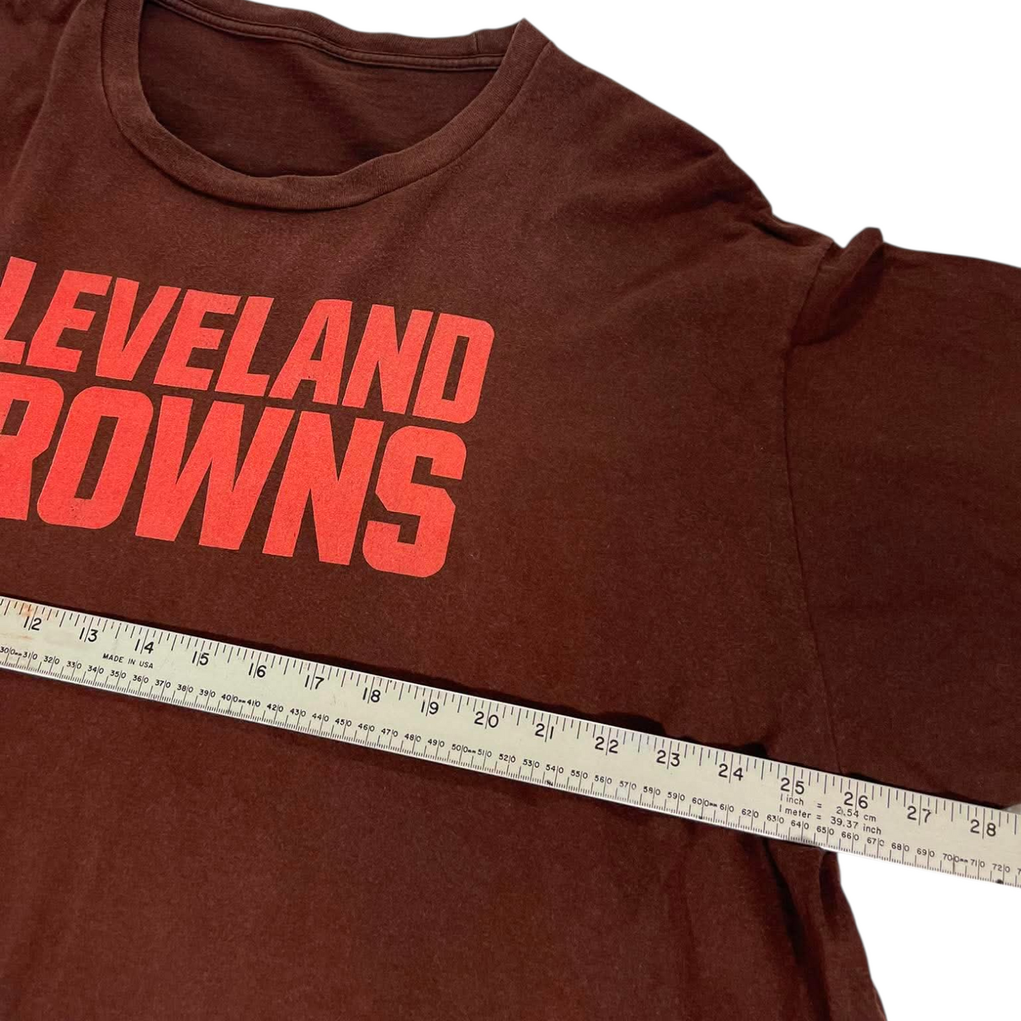 BROWN CLEVELAND T-SHIRT (XL)