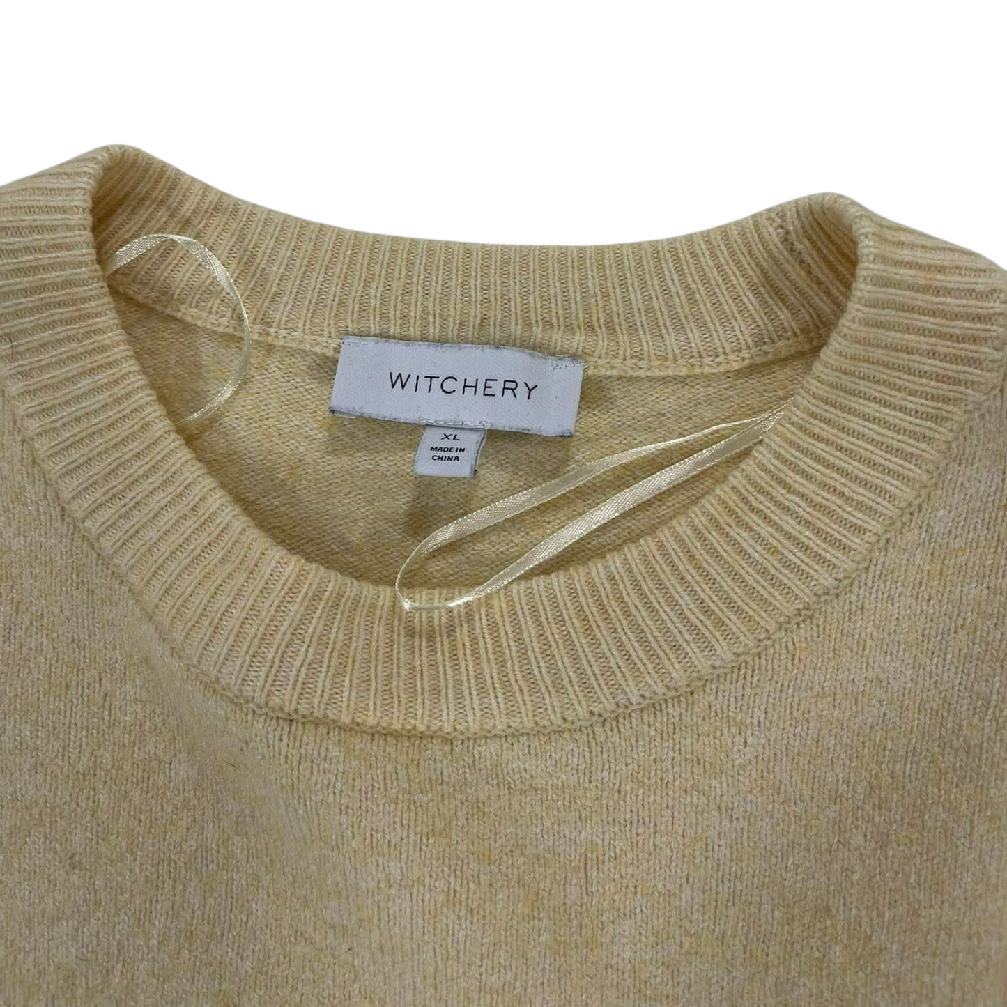 WITCHERY CREAM SWEATER (M)
