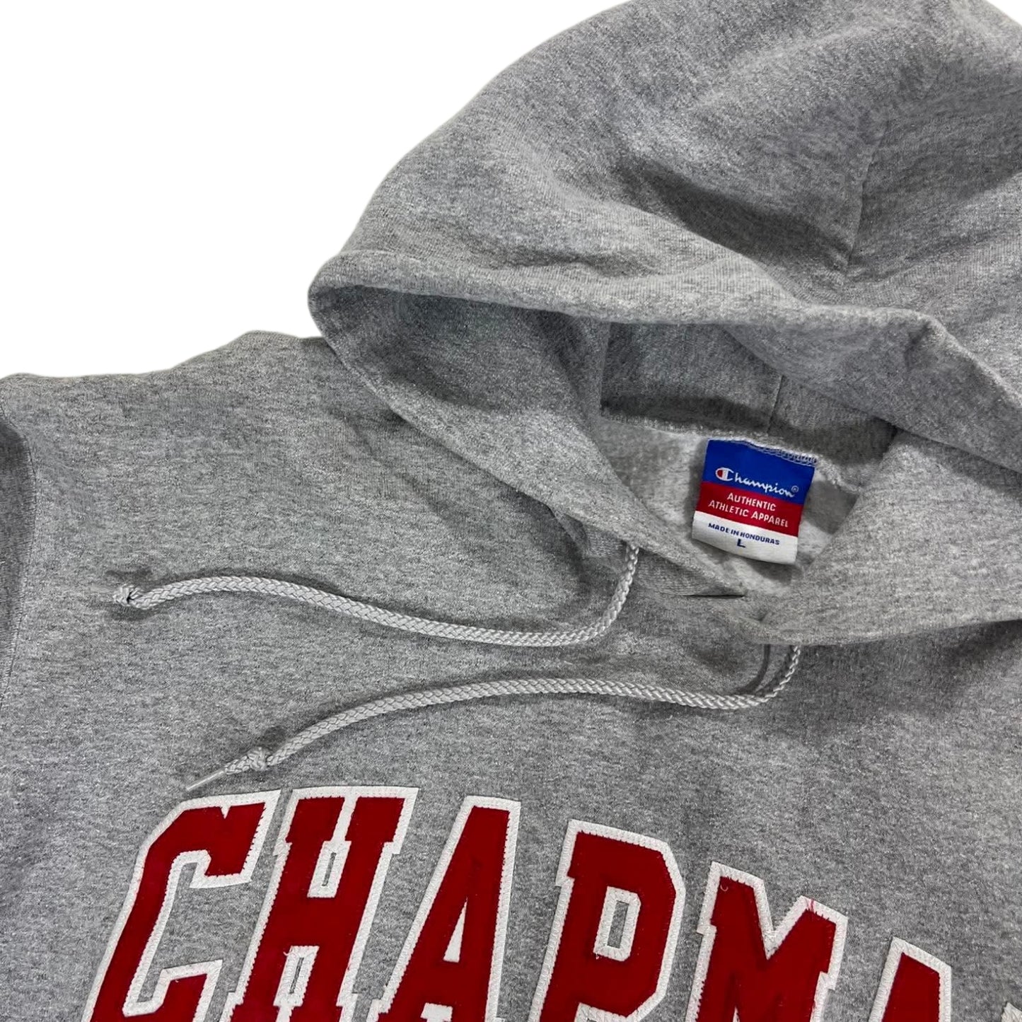VINTAGE CHAPMAN CHAMPION GREY HOODIE (L)
