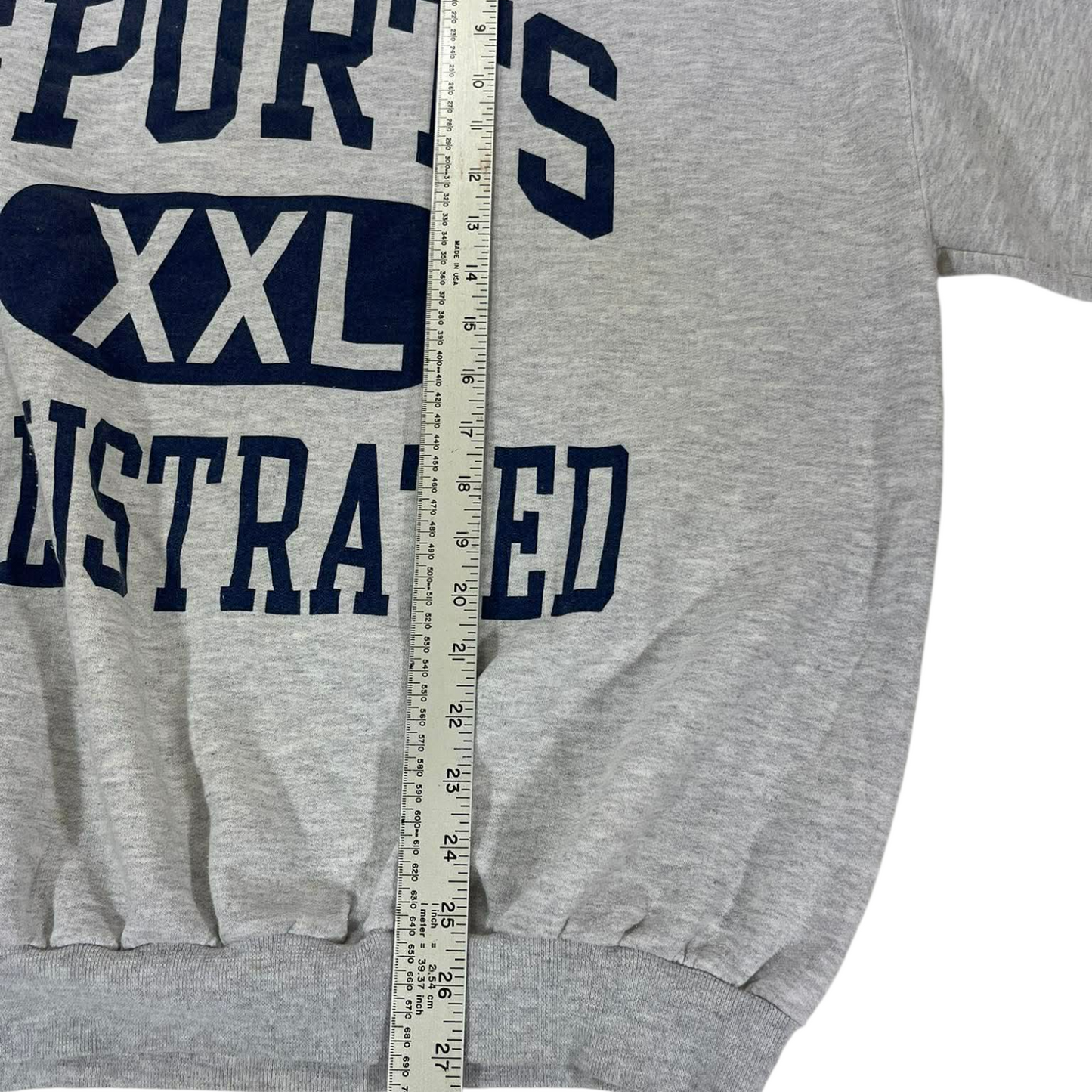 90S SPORTS ILLUSTRATED GREY CREWNECK SWEATSHIRT (L-XL)