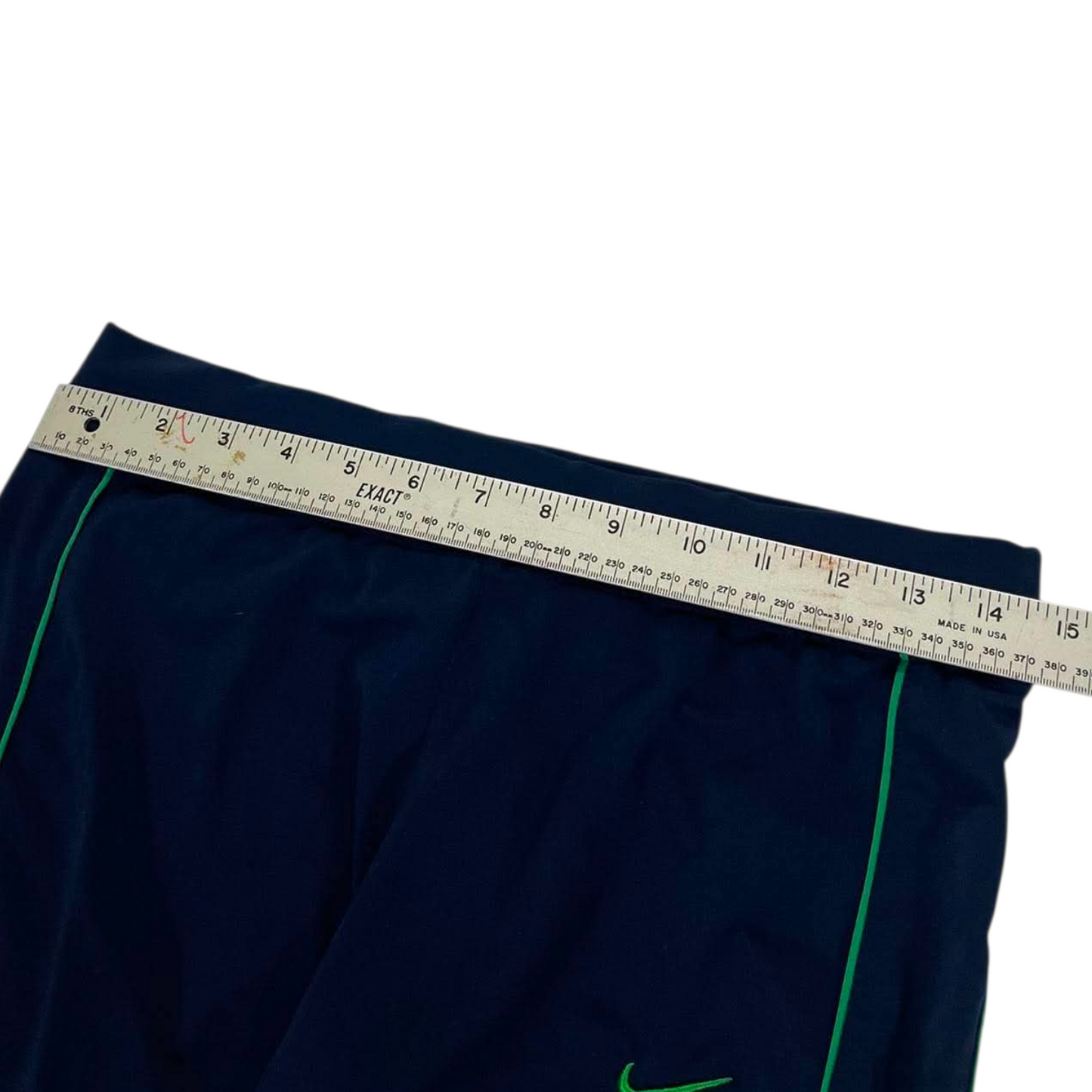 NIKE NAVY WITH GREEN HIT PANTS (L) ¹
