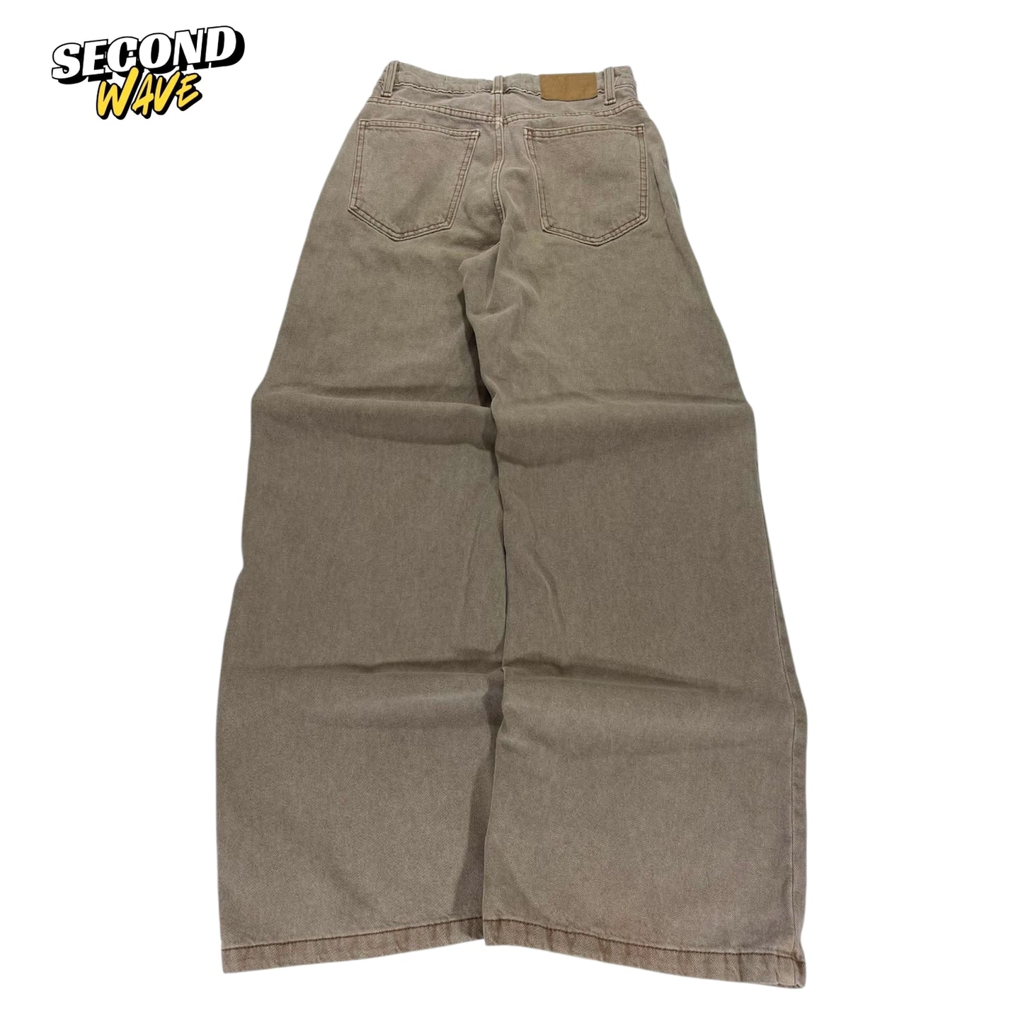 WOMENS COTTON ON BROWN WIDE LEG (24)