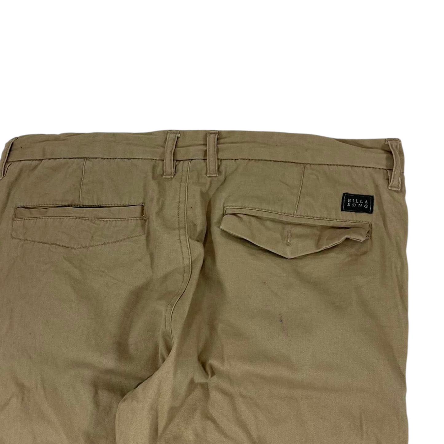 VINTAGE BILLABONG KHAKI STRAIGHT FIT CHINO PANTS (34)