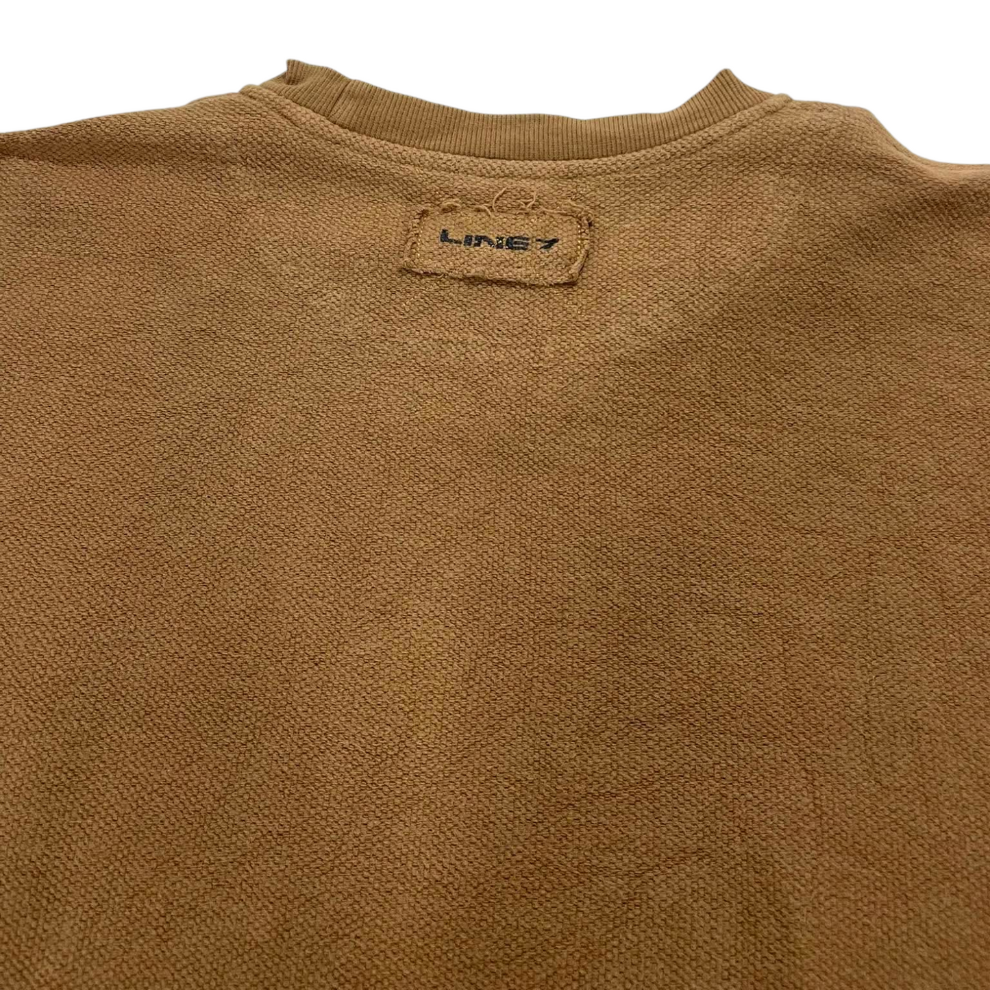 VINTAGE LINE 7 BROWN CANVAS WORKWEAR SWEATSHIRT (M-L)