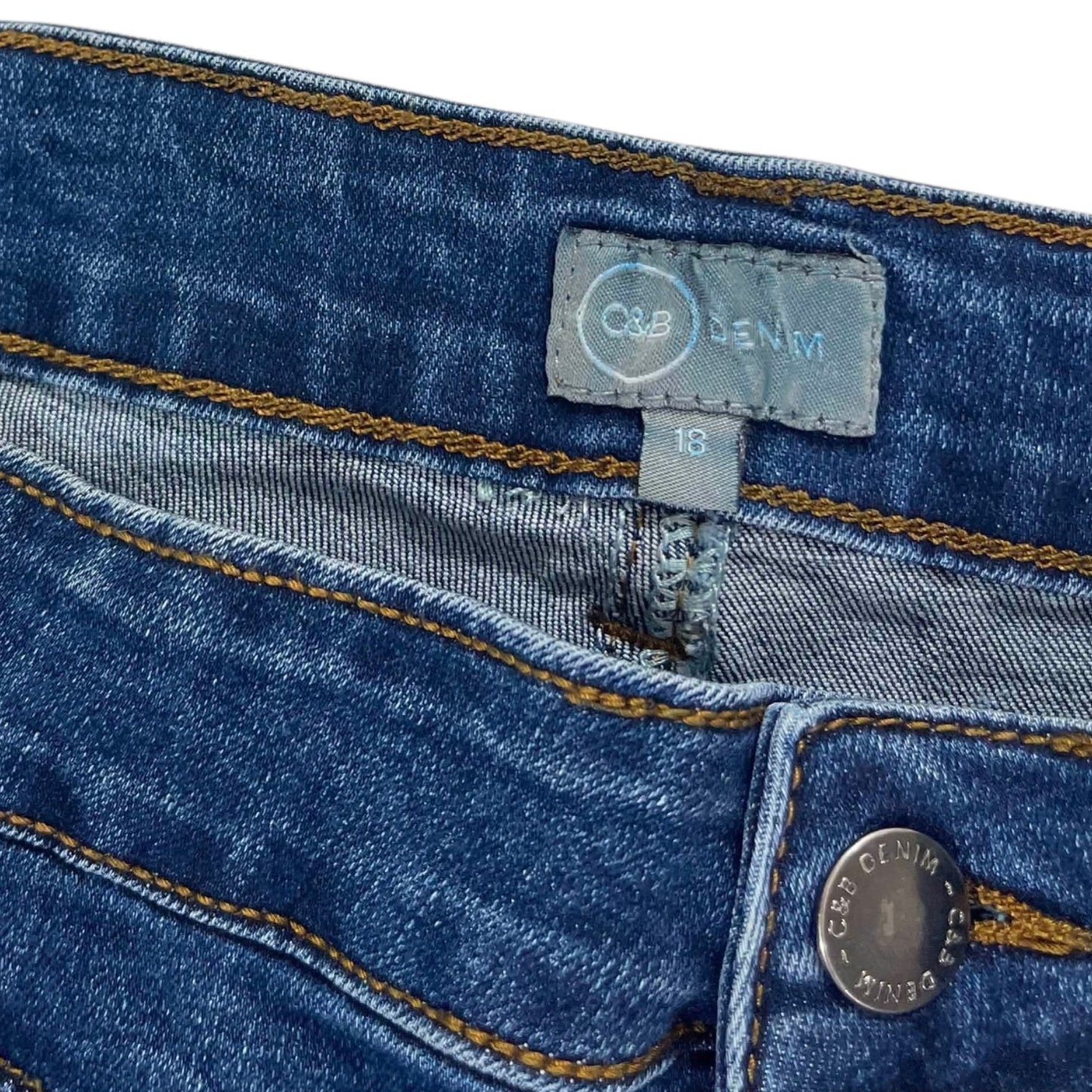 C&B DENIM WIDE LEG JEANS (UK 18)