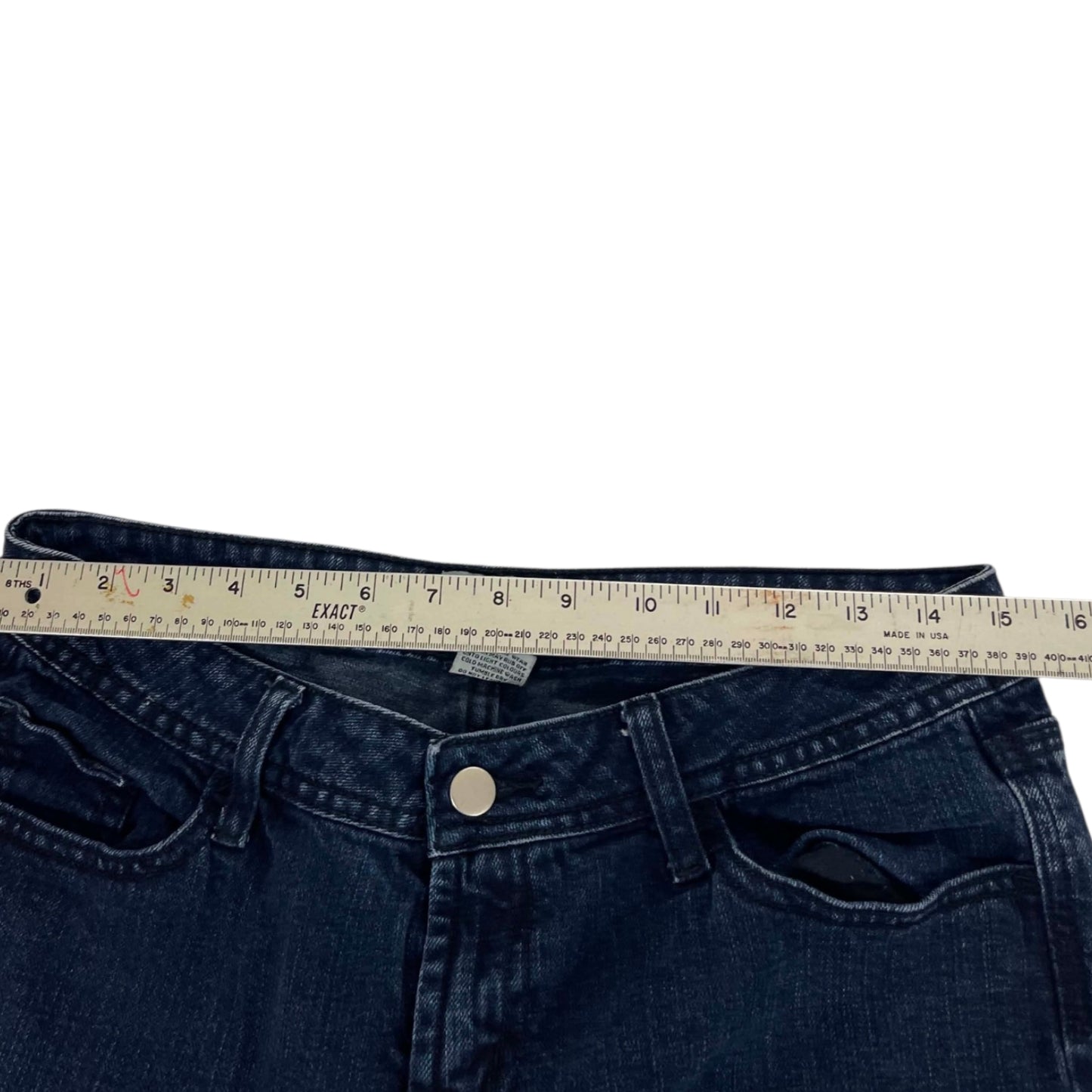 Y2K BLUE GOOD JEANS LOW RISE FLARE JEANS (12)