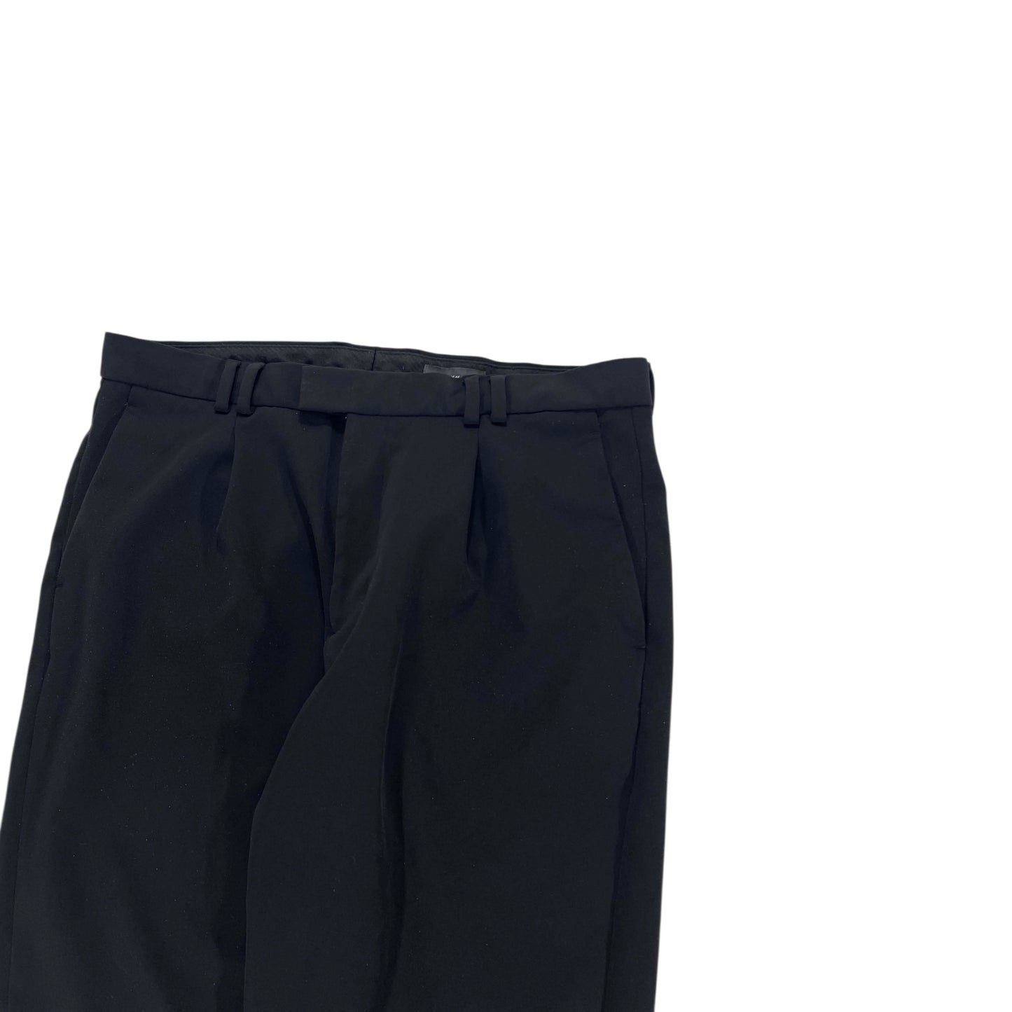 H&M BLACK WIDE LEG PANTS (34")