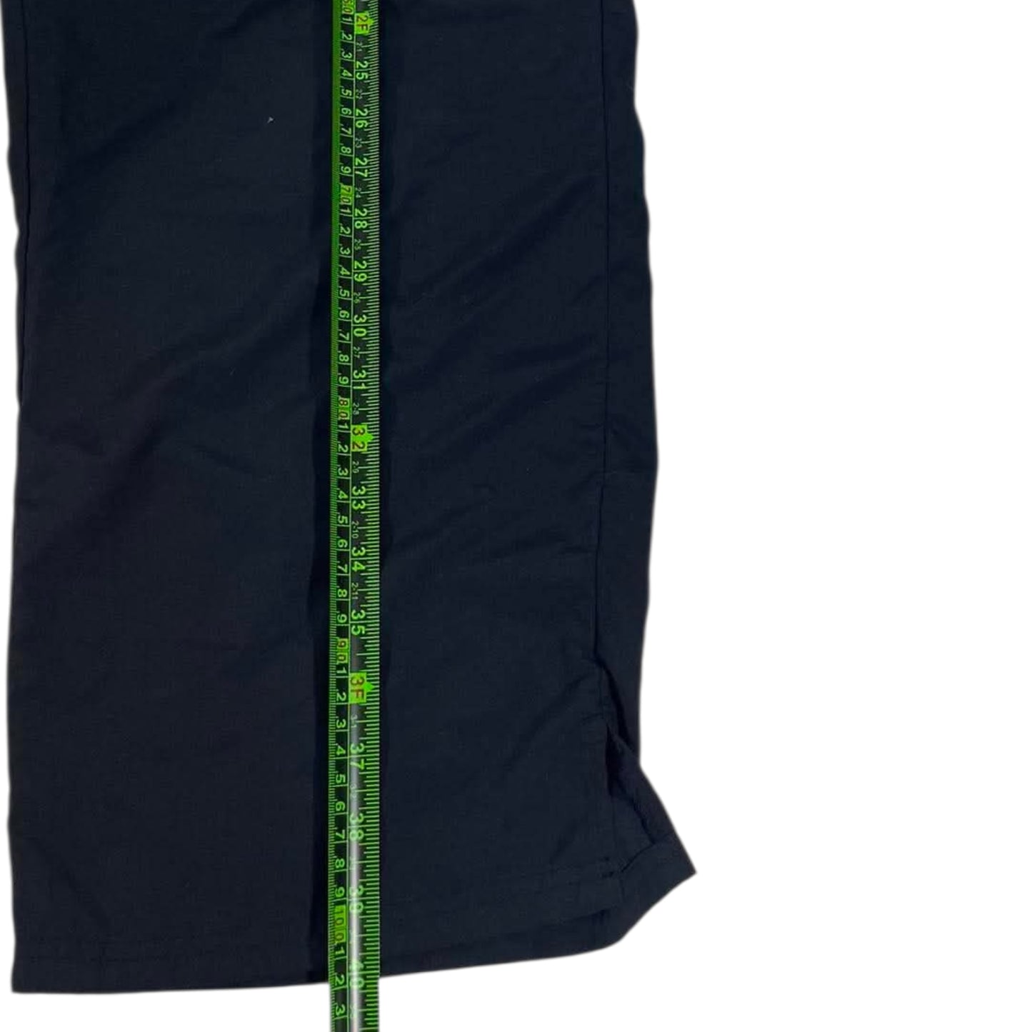 VINTAGE BLACK ACTIVE INTENT BAGGY TRACK PANTS (L-XL)