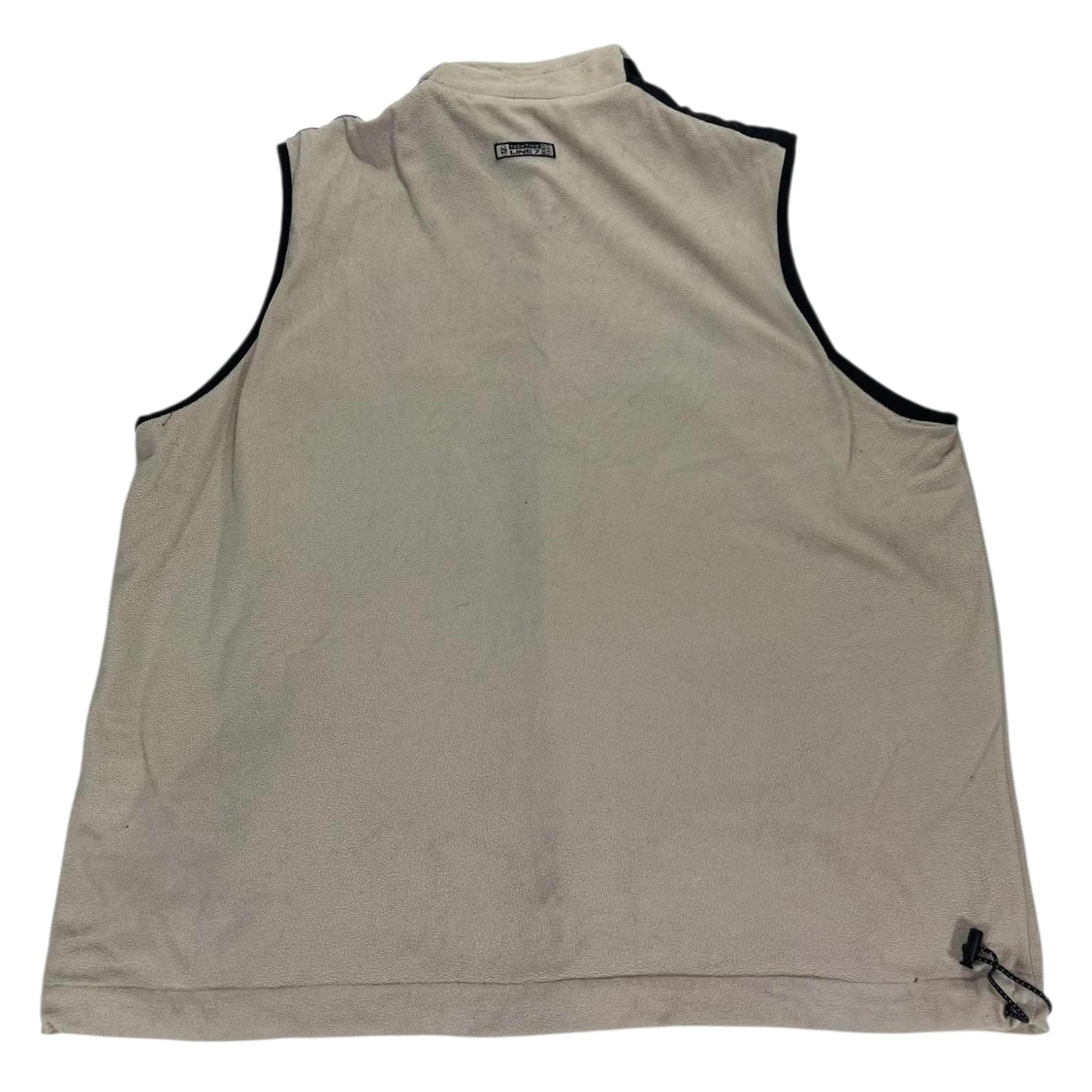 VINTAGE LINE7 CREAM AND BLACK VEST (L-XL)