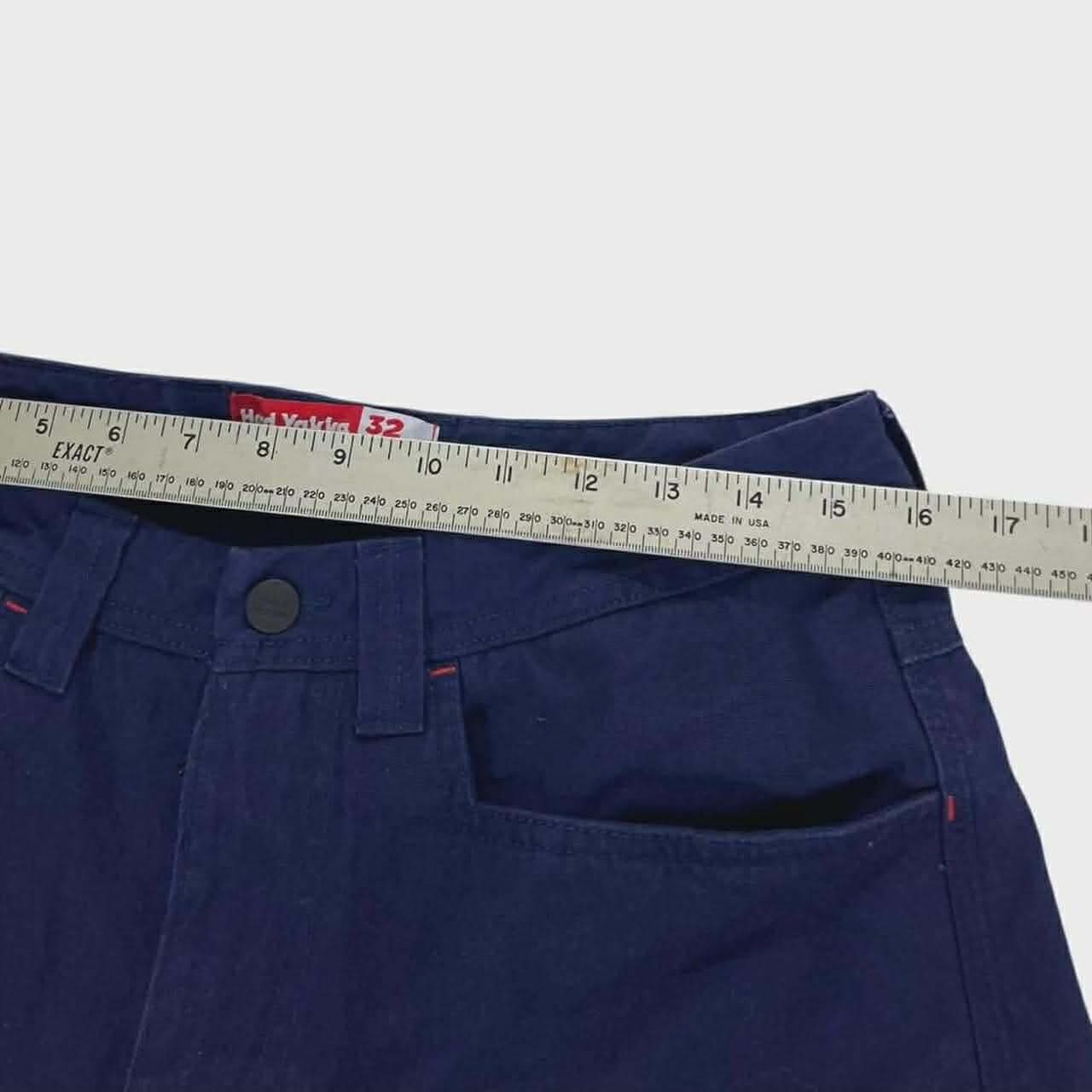 HARD YAKKA NAVY CARGO PANTS (32)