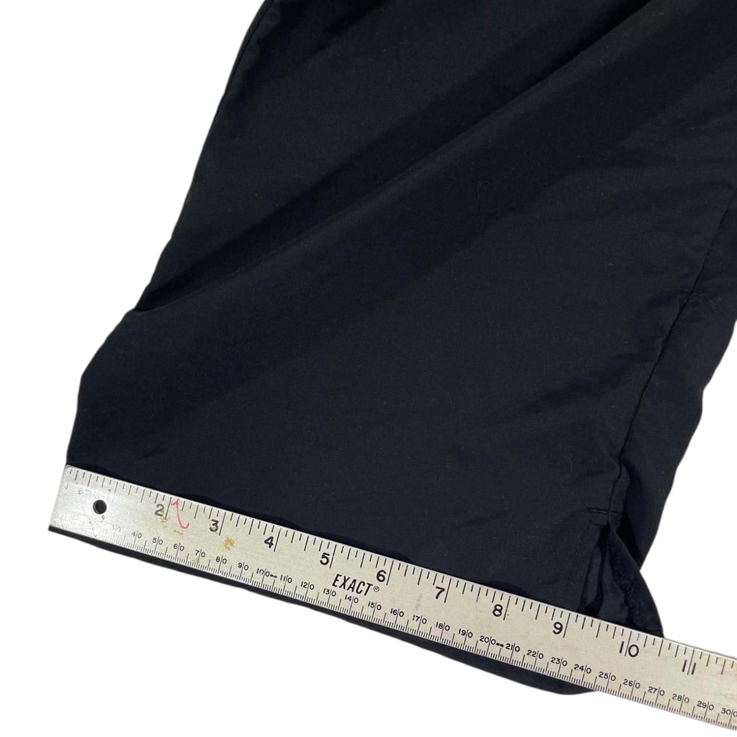 VINTAGE BLACK ACTIVE INTENT BAGGY TRACK PANTS (L-XL)