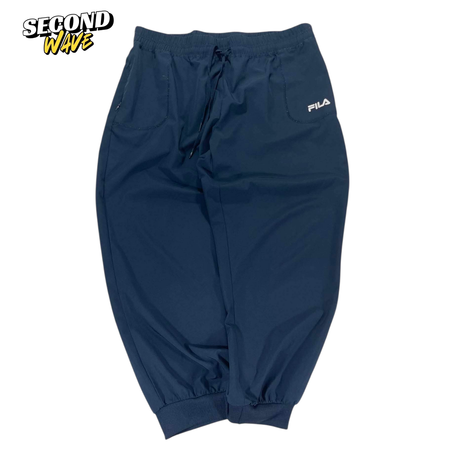 PRODUCT NAVY BLUE TRACK PANTS WITH DRAWSTRING WAIST AND POCKETS (16)