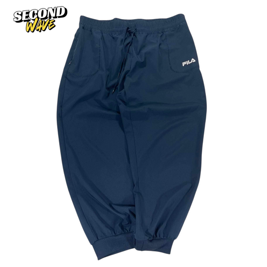 FILA NAVY BLUE TRACK PANTS WITH DRAWSTRING WAIST AND POCKETS (16)