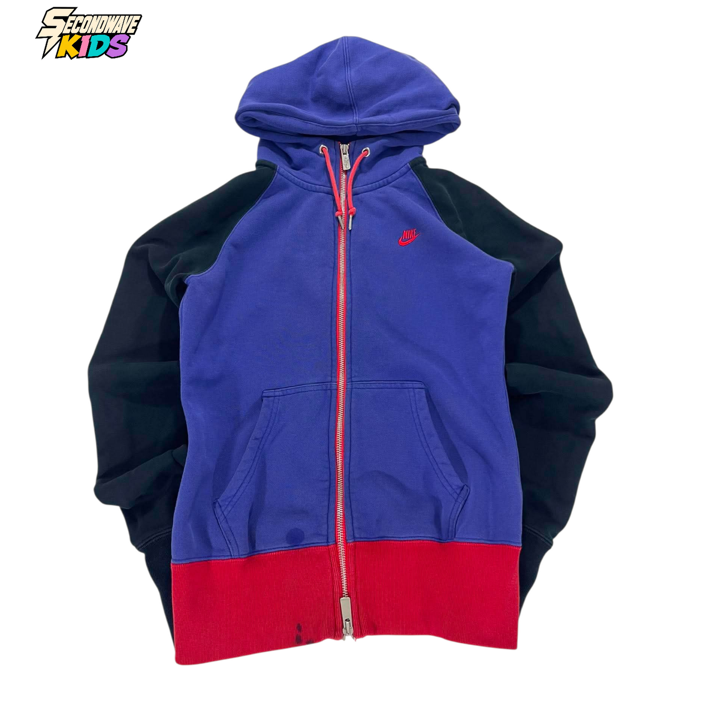 NIKE PURPLE ZIP UP HOODIE (S)