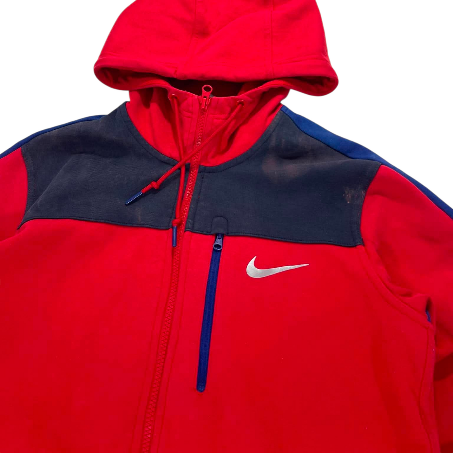 NIKE RED HOODIE (M)