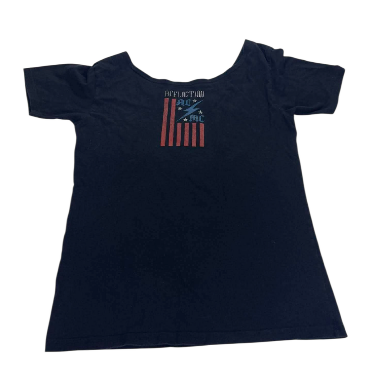 Y2K AFFLICTION WOMEN'S BLACK T-SHIRT (L)