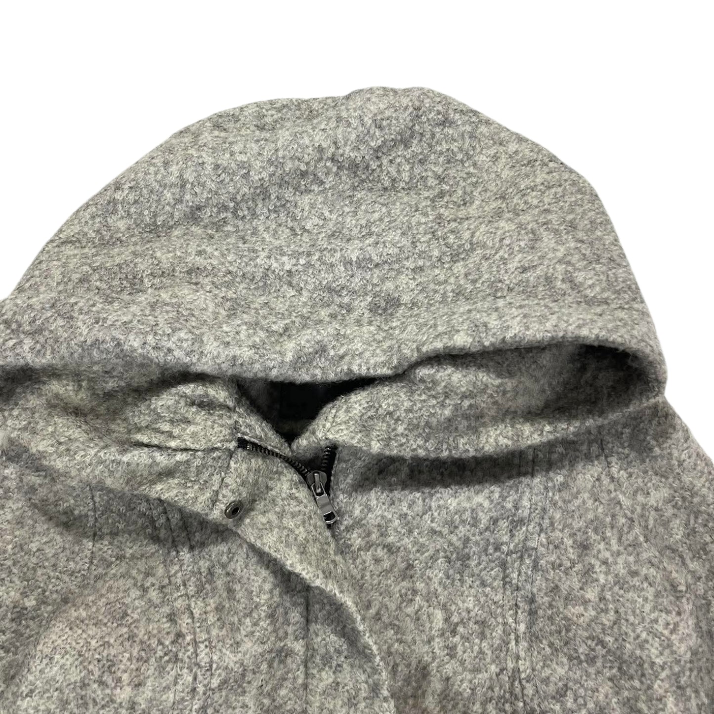 WOMENS ZARA GREY LONG COAT (L)