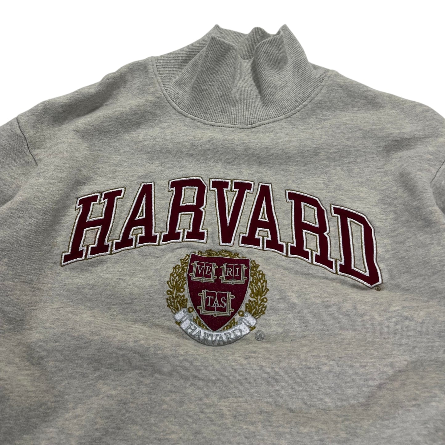 HARVARD EMBROIDERED GRAY CREWNECK (S)