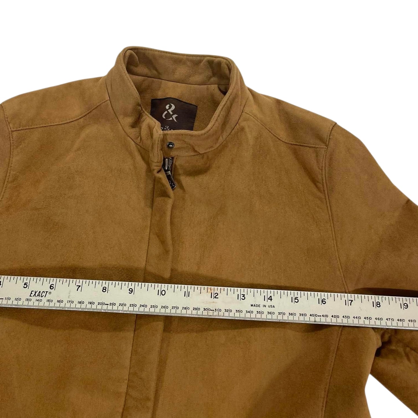 BROWN SUEDE JACKET (M)