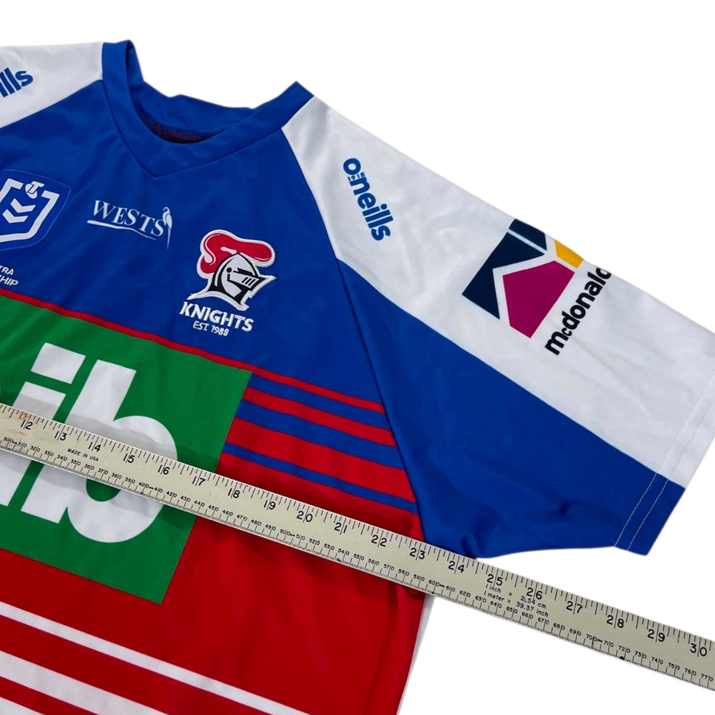 NRL NEWCASTLE KNIGHTS HOME JERSEY (L)