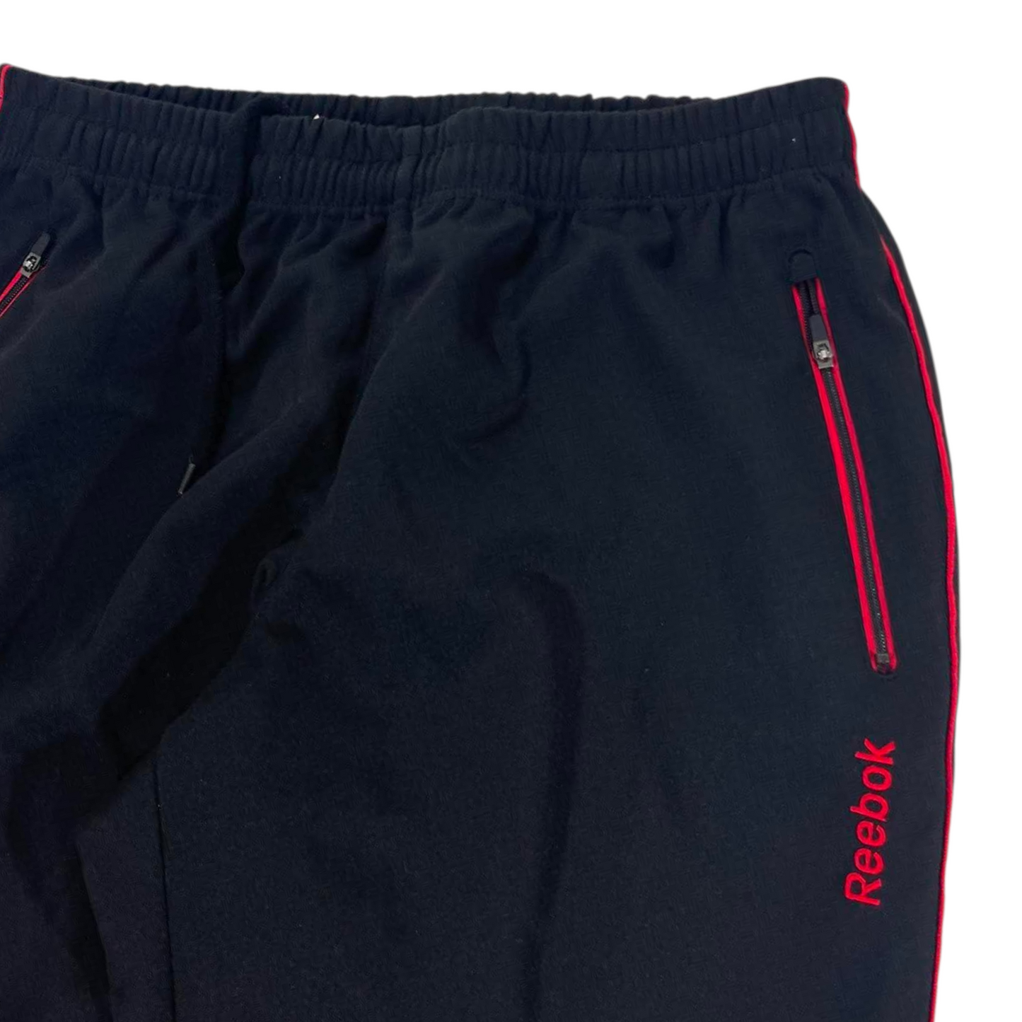 REEBOK BLACK TRACK PANTS (S-M)