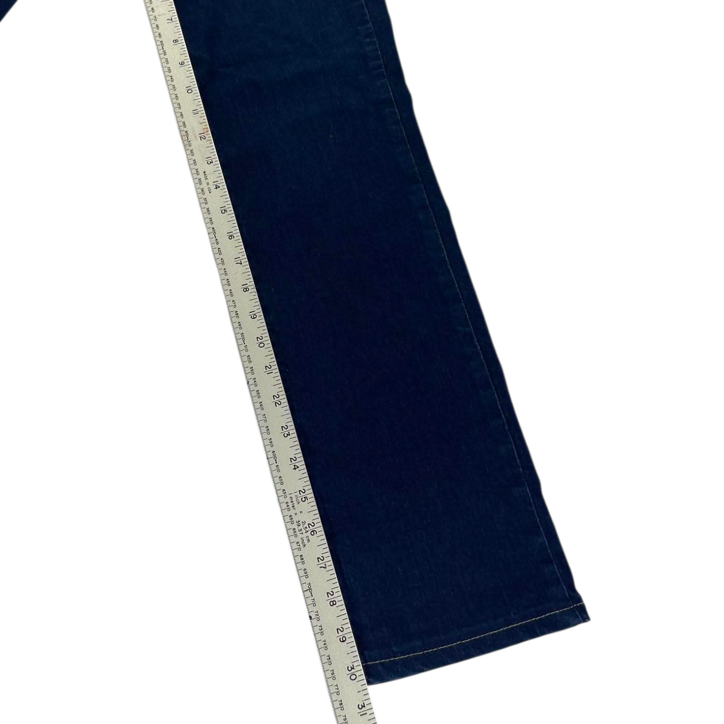 GUESS NAVY BLUE STRAIGHT LEG JEANS (28)