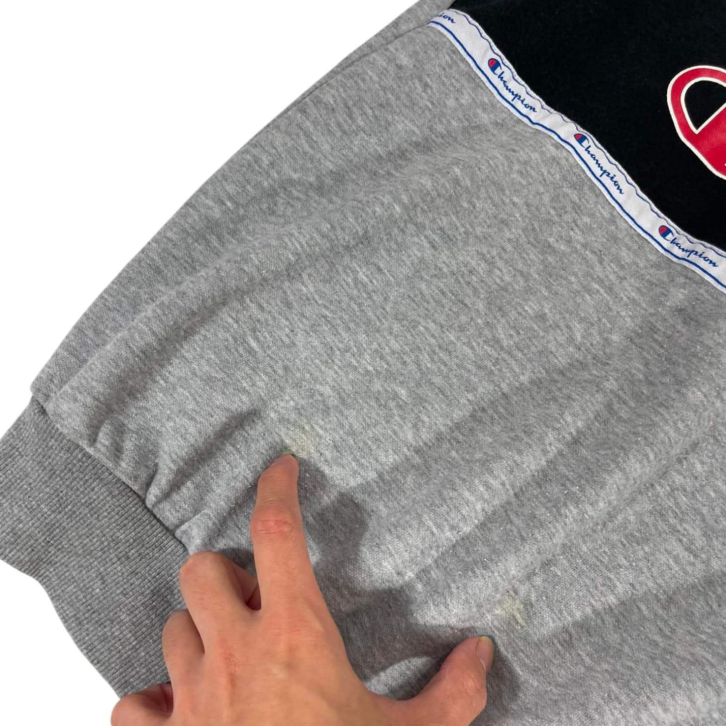CHAMPION GREY CREWNECK SWEATSHIRT (M)