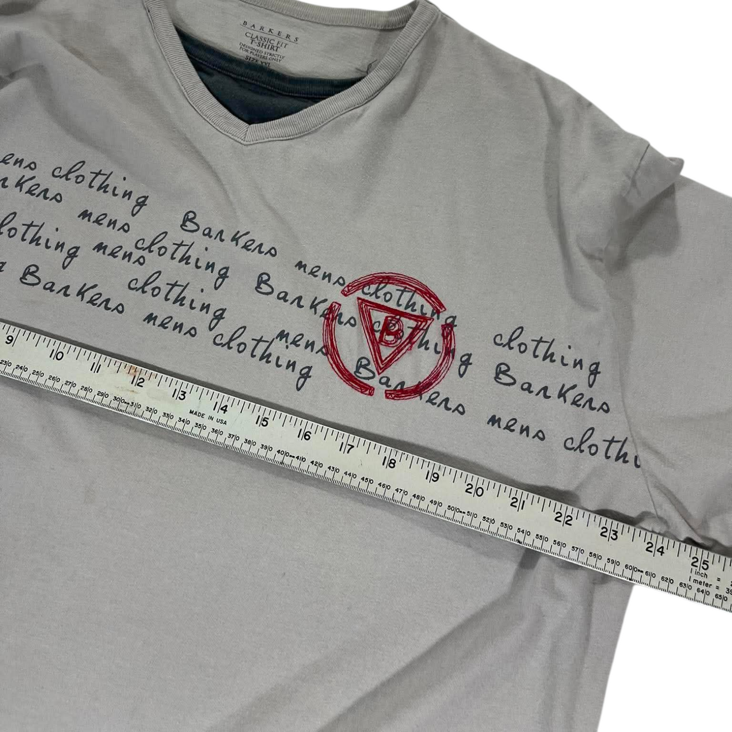 Y2K BARKERS LONG SLEEVE SHIRT WITH RED LOGO (XL-XXL)