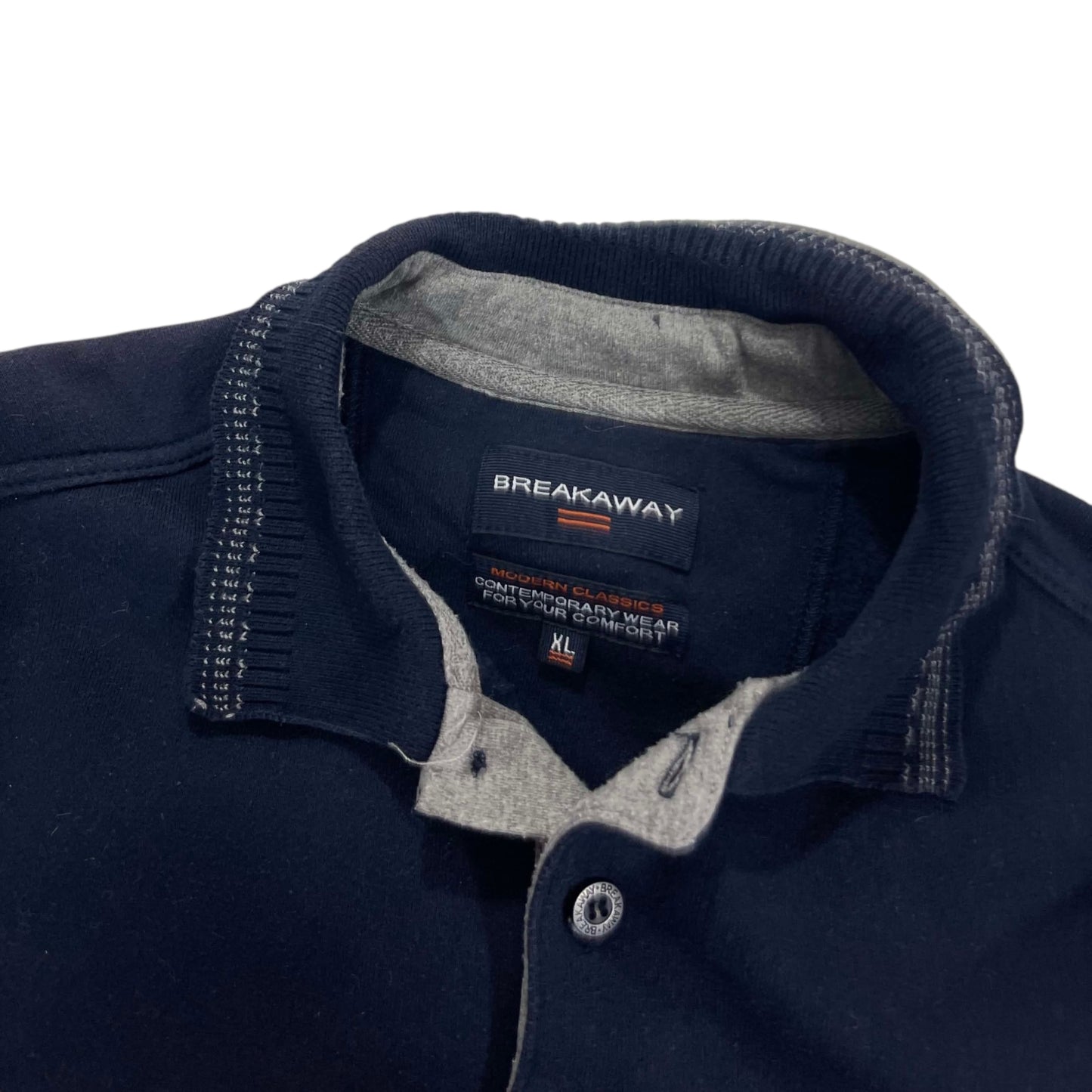 NAVY BLUE BREAKAWAY POLO LONGSLEEVE (XL)