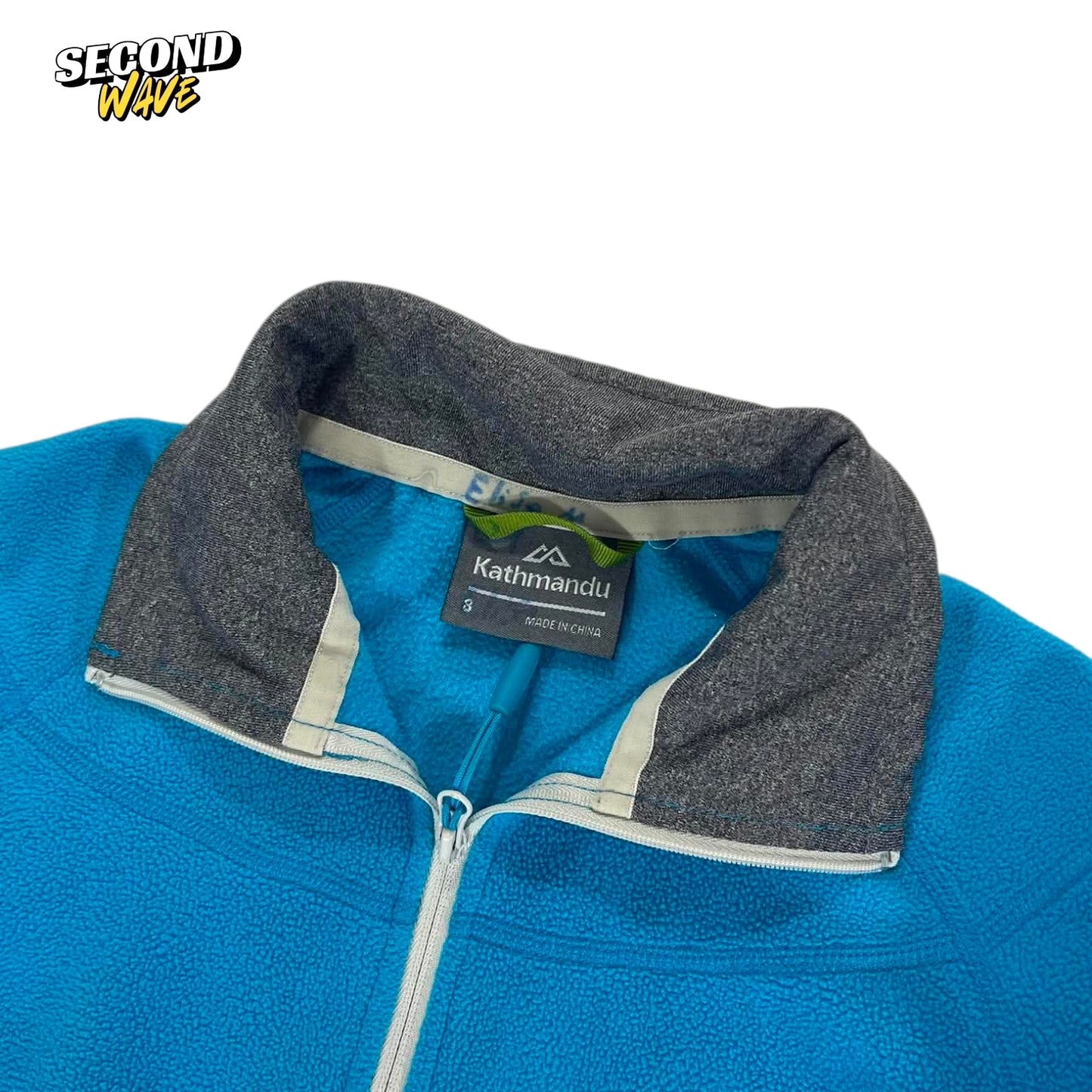 KATHMANDU BLUE FLEECE QUARTER ZIP (S)