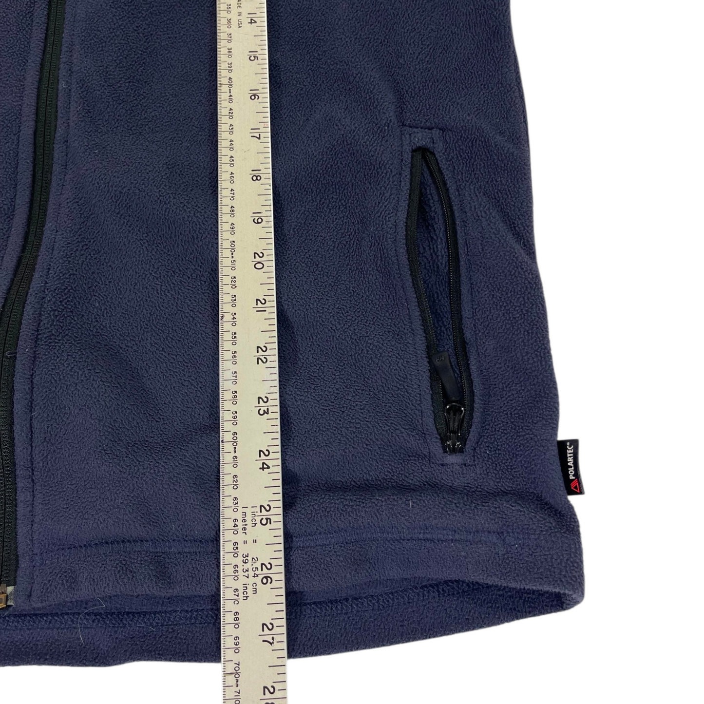 HELLY HANSEN NAVY BLUE FLEECE JACKET (L)