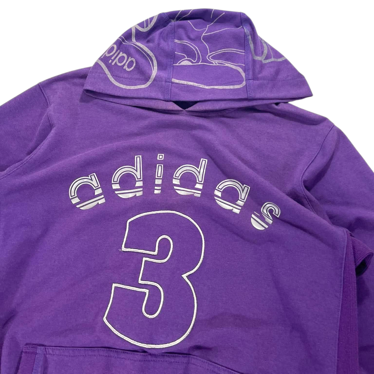 ADIDAS PURPLE HOODIE (M)