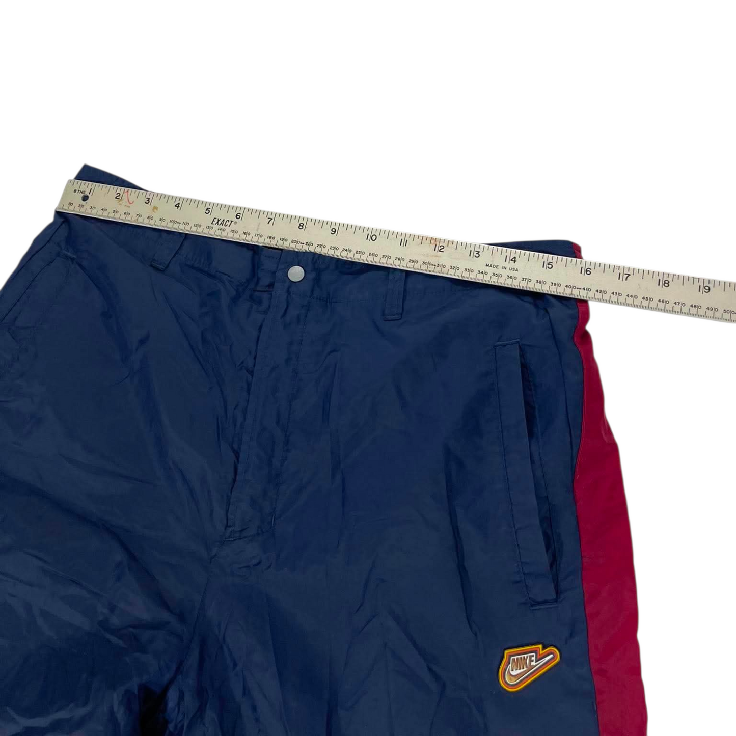 NIKE BLUE & RED TRACK PANTS ² (L)