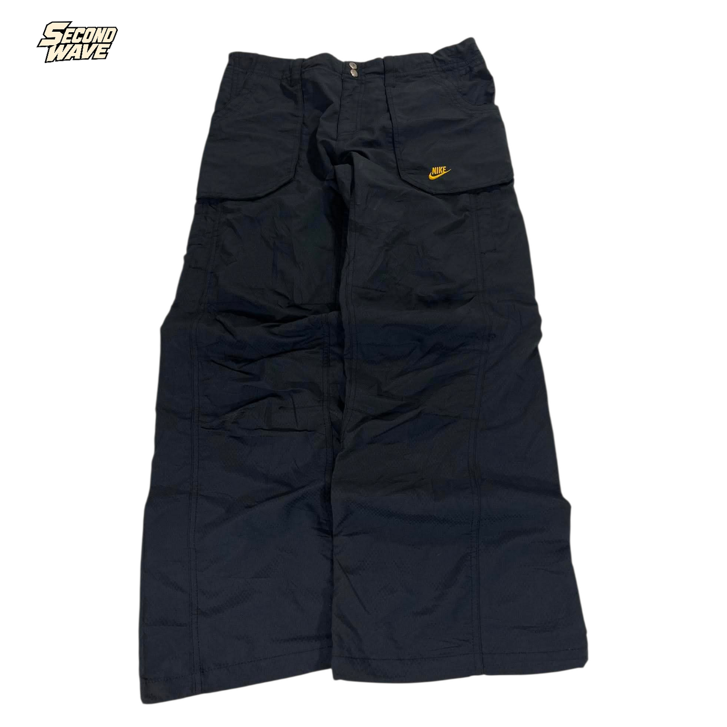 VINTAGE NIKE BLACK TRACK PANTS (XL) ⁸