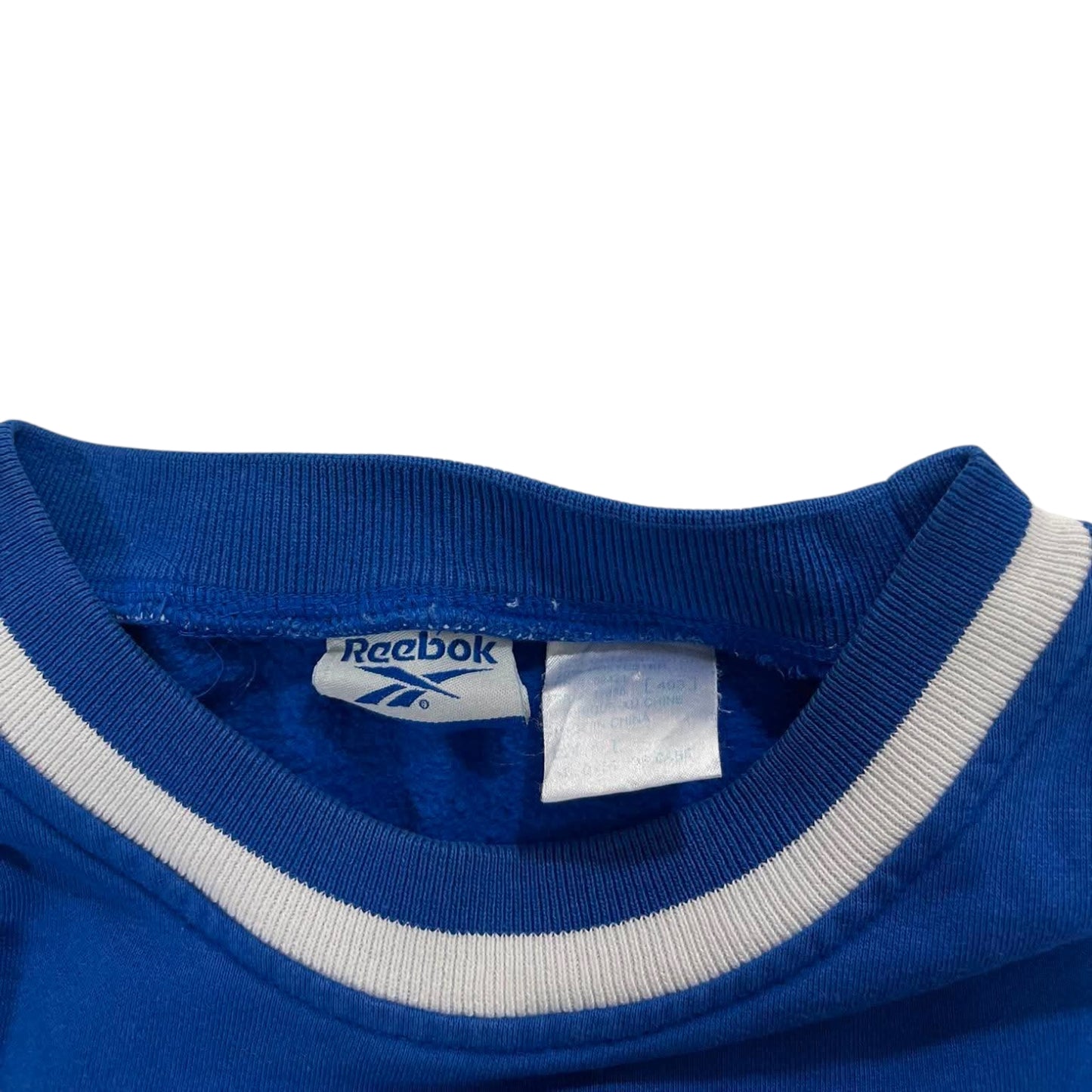 VINTAGE REEBOK BLUE CREWNECK (L)